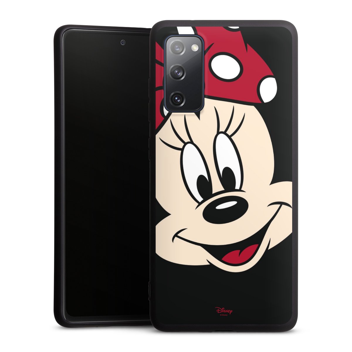 Galaxy S20 FE Handy Premium Silikon Hülle Handyhülle schwarz Case Minnie Mouse Official Licensed Product Disney Silikon Premium Case