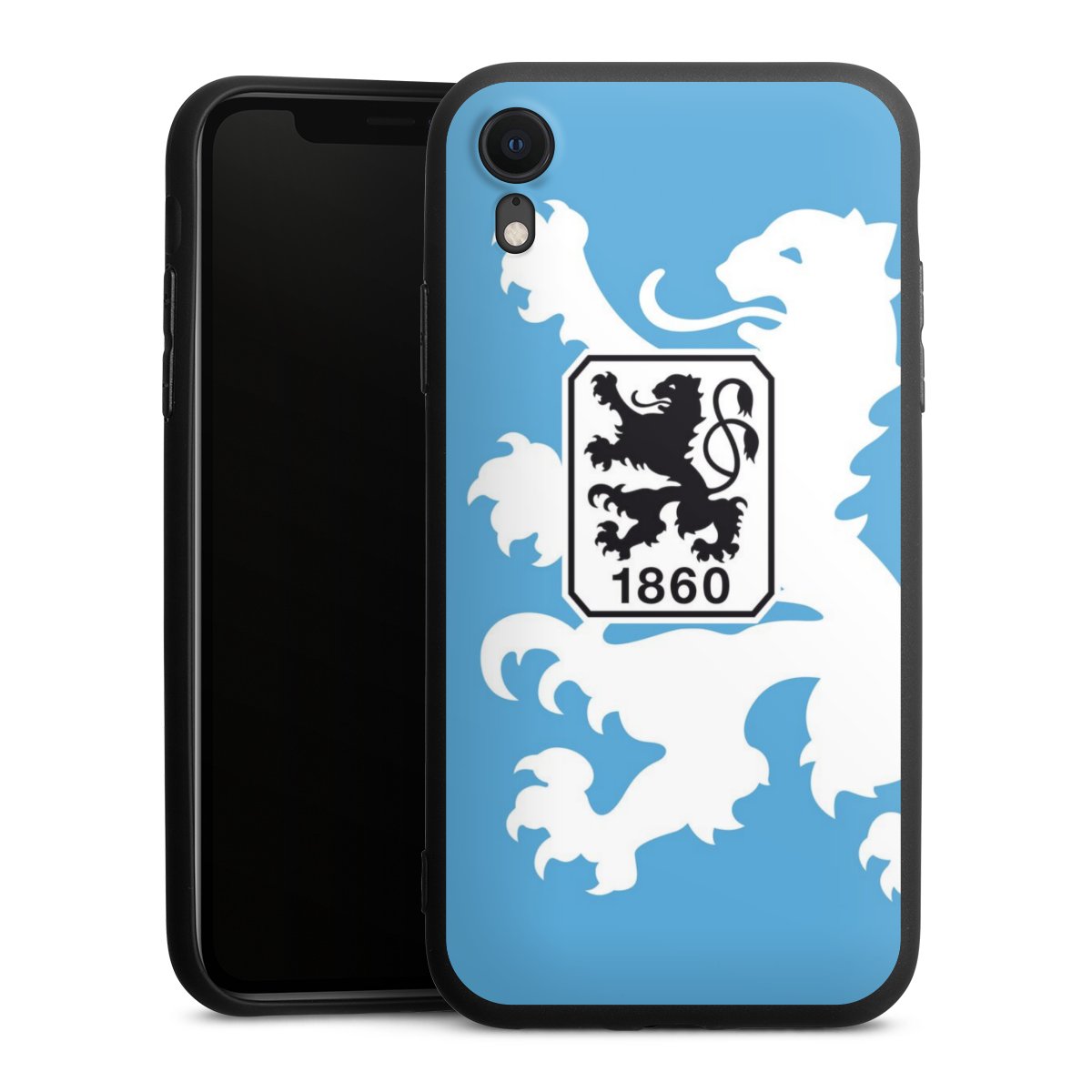 iPhone Xr Handy Premium Silikon Hülle Handyhülle schwarz Case Coat Of Arms Official Licensed Product Silikon Premium Case