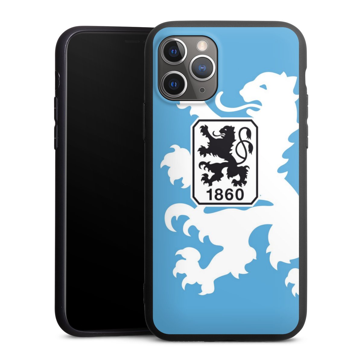 iPhone 11 Pro Handy Premium Silikon Hülle Handyhülle schwarz Case Coat Of Arms Official Licensed Product Silikon Premium Case