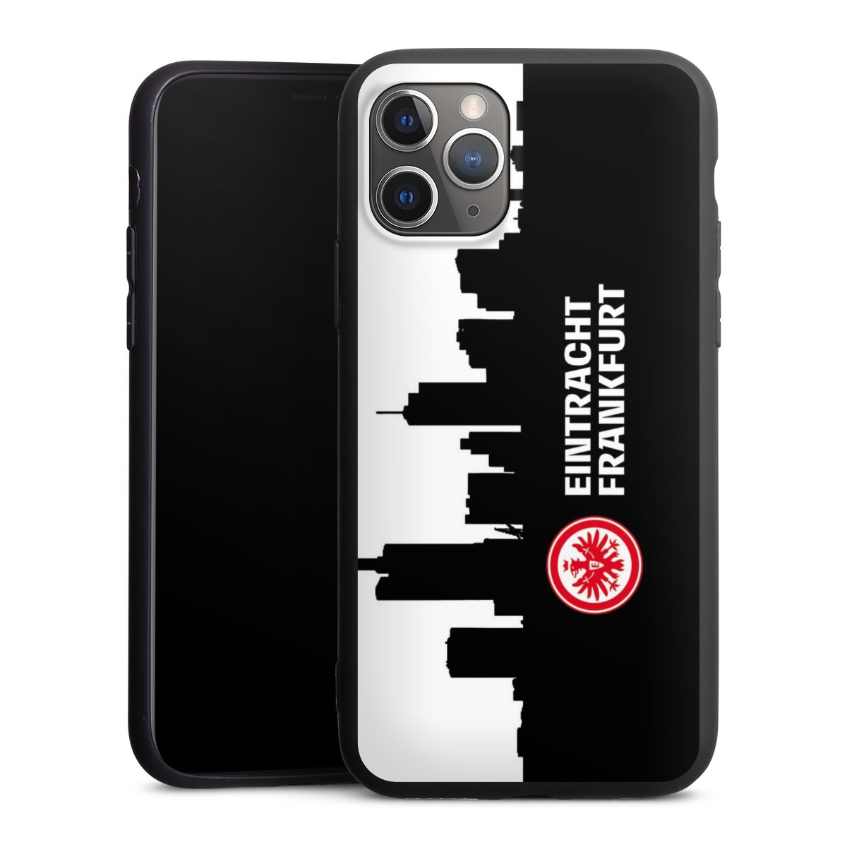 iPhone 11 Pro Handy Premium Silikon Hülle Handyhülle schwarz Case Sge Eintracht Frankfurt Official Licensed Product Silikon Premium Case