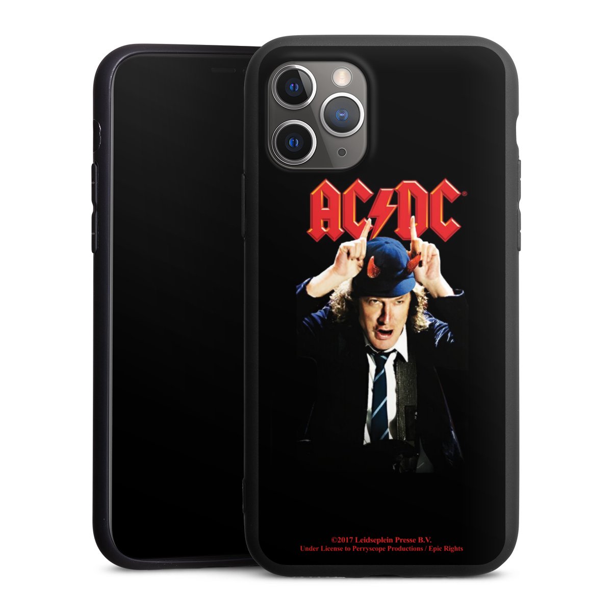 iPhone 11 Pro Handy Premium Silikon Hülle Handyhülle schwarz Case Merchandise Acdc Riverplate Silikon Premium Case