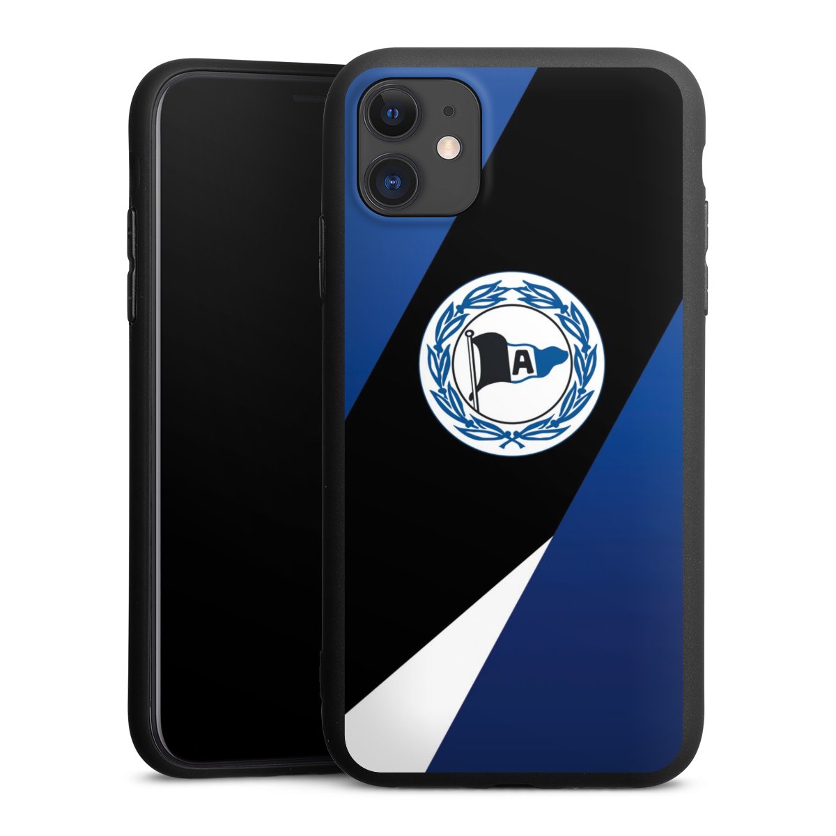 iPhone 11 Handy Premium Silikon Hülle Handyhülle schwarz Case Official Licensed Product Arminia Bielefeld Dsc Silikon Premium Case