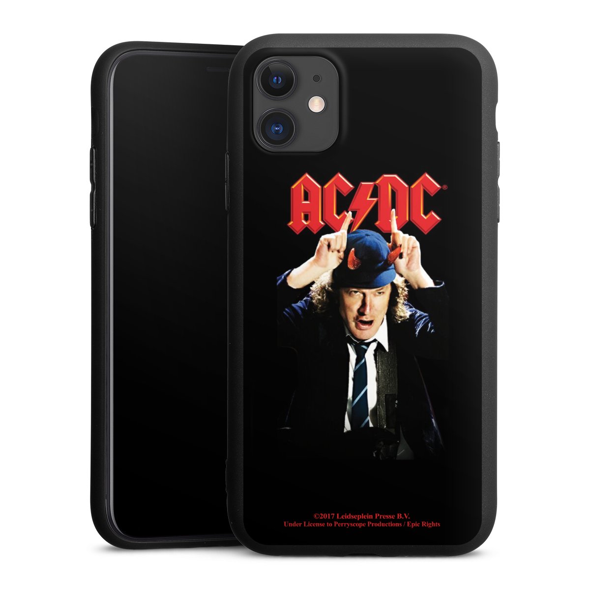 iPhone 11 Handy Premium Silikon Hülle Handyhülle schwarz Case Merchandise Acdc Riverplate Silikon Premium Case