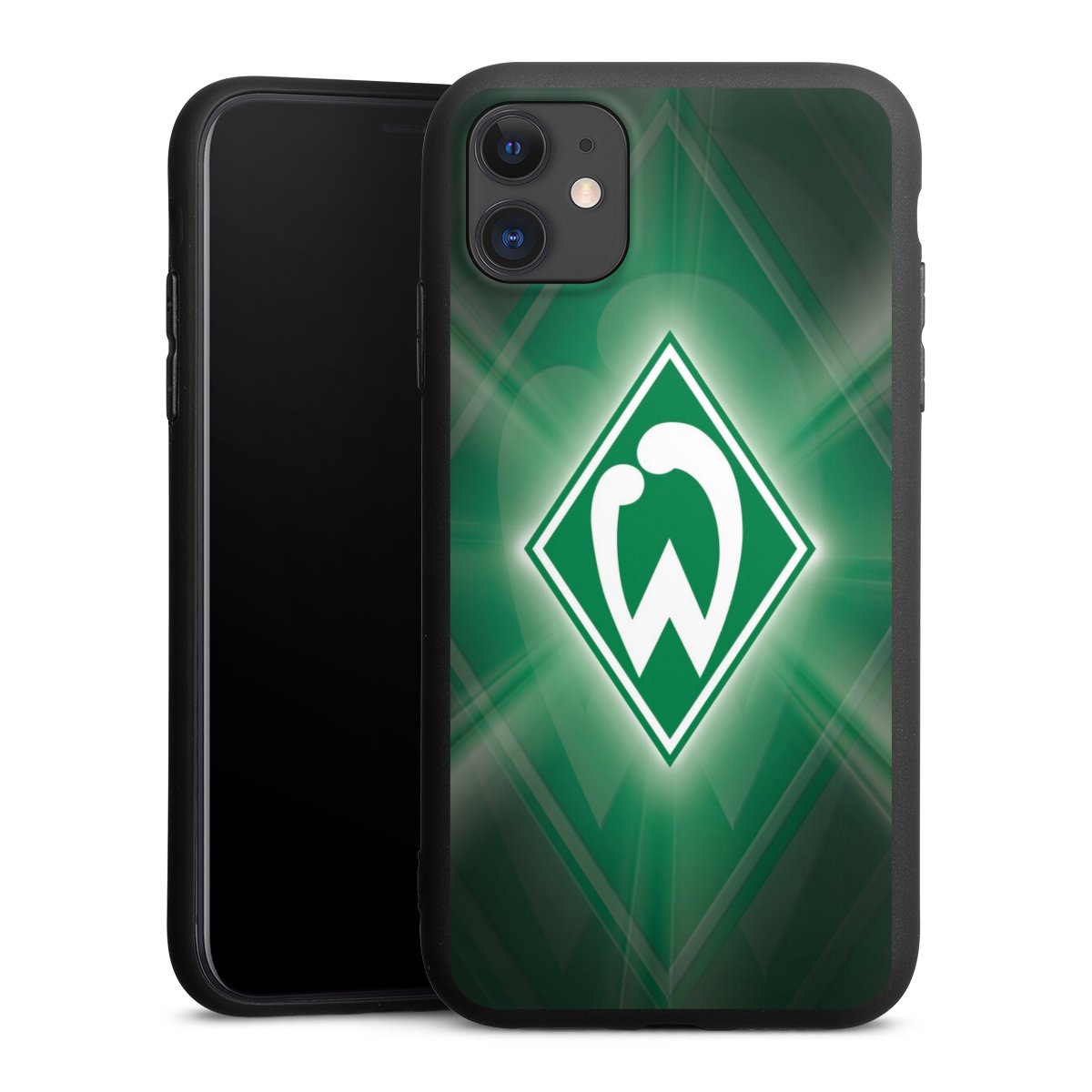 iPhone 11 Handy Premium Silikon Hülle Handyhülle schwarz Case Sv Werder Bremen Official Licensed Product Coat Of Arms Silikon Premium Case