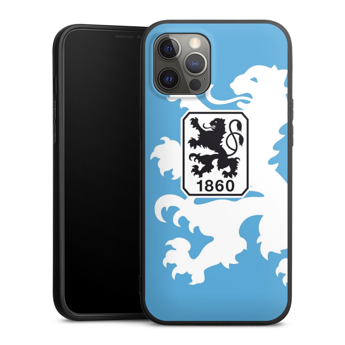 iPhone 12 Pro Max Handy Premium Silikon Hülle Handyhülle schwarz Case Coat Of Arms Official Licensed Product Silikon Premium Case