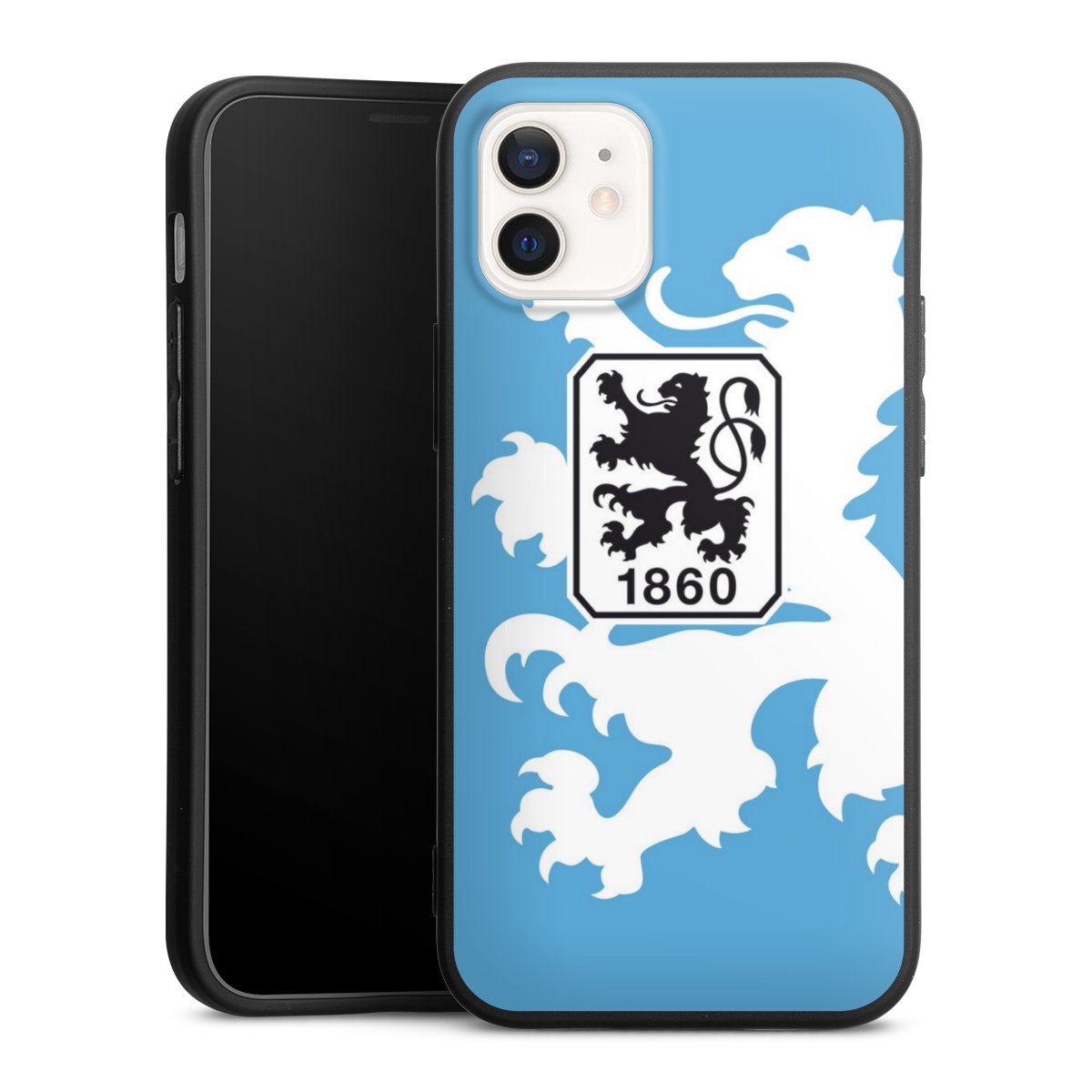 iPhone 12 mini Handy Premium Silikon Hülle Handyhülle schwarz Case Coat Of Arms Official Licensed Product Silikon Premium Case