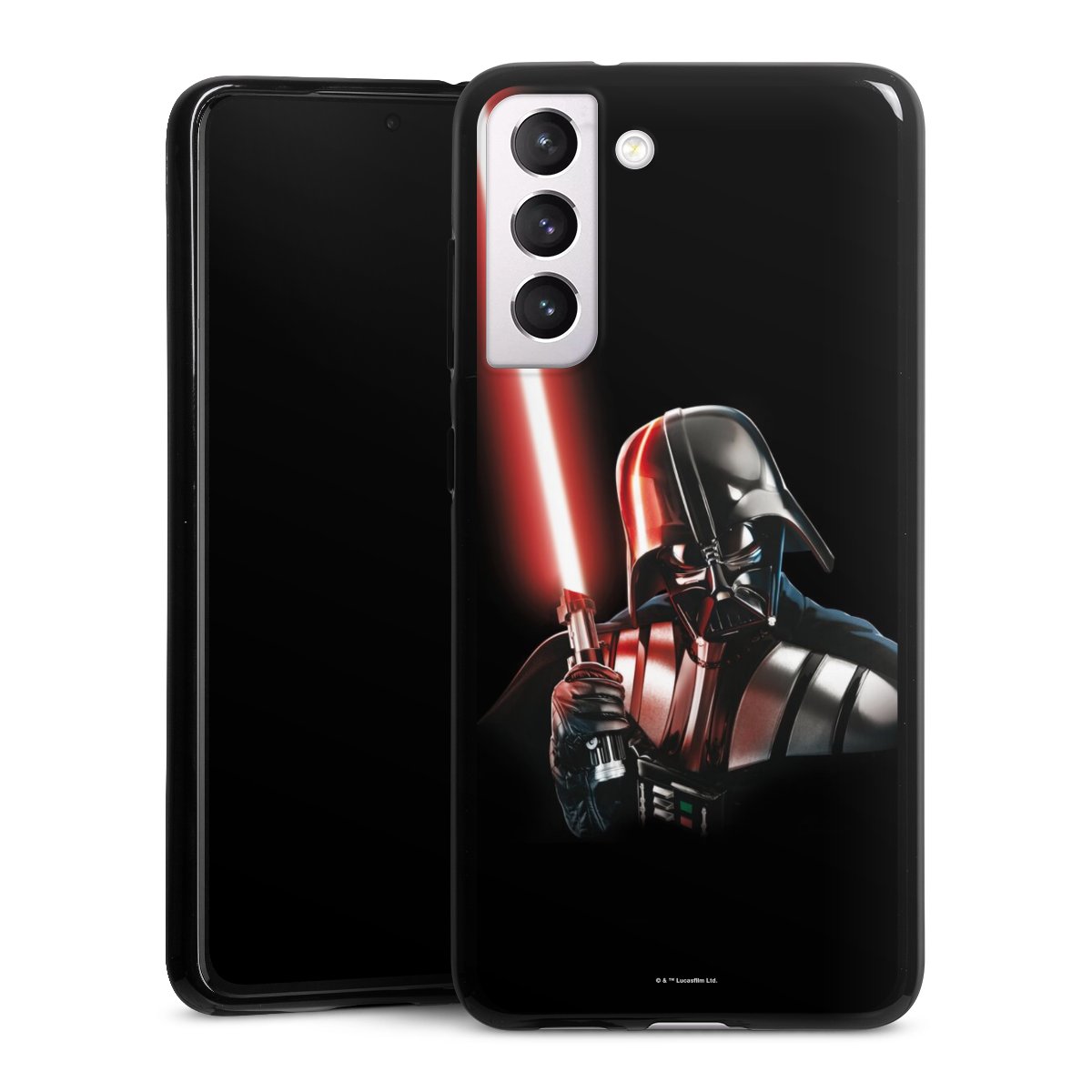 Galaxy S21 FE 5G Handy Silikon Hülle Case schwarz Handyhülle Star Wars Merchandise Darth Vader