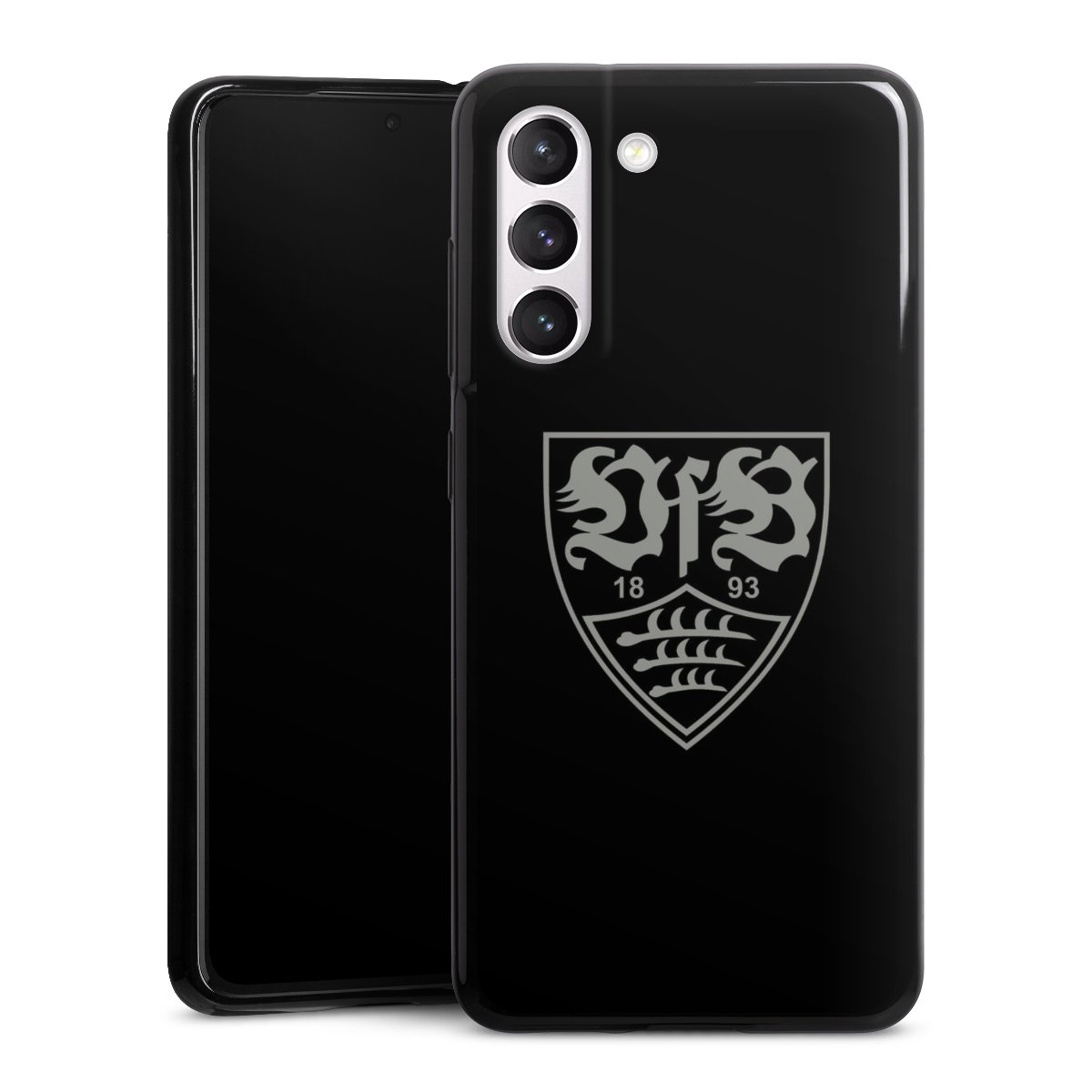 Galaxy S21 FE 5G Handy Silikon Hülle Case schwarz Handyhülle Official Licensed Product Vfb Stuttgart