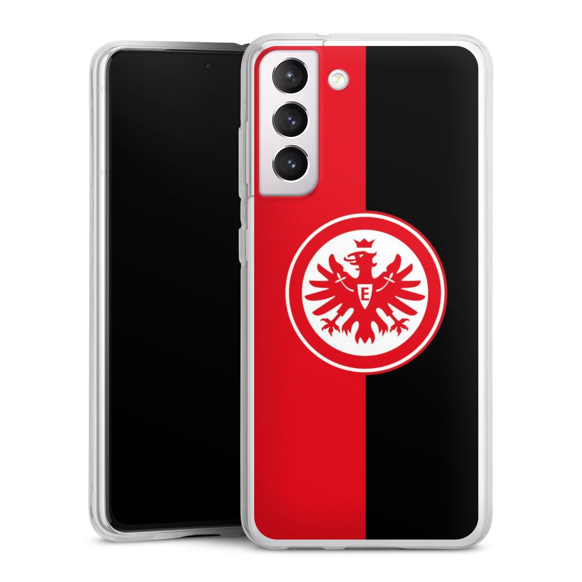 Galaxy S21 FE 5G Handy Silikon Hülle Case transparent Handyhülle Official Licensed Product Eintracht Frankfurt Sge Silikon Case