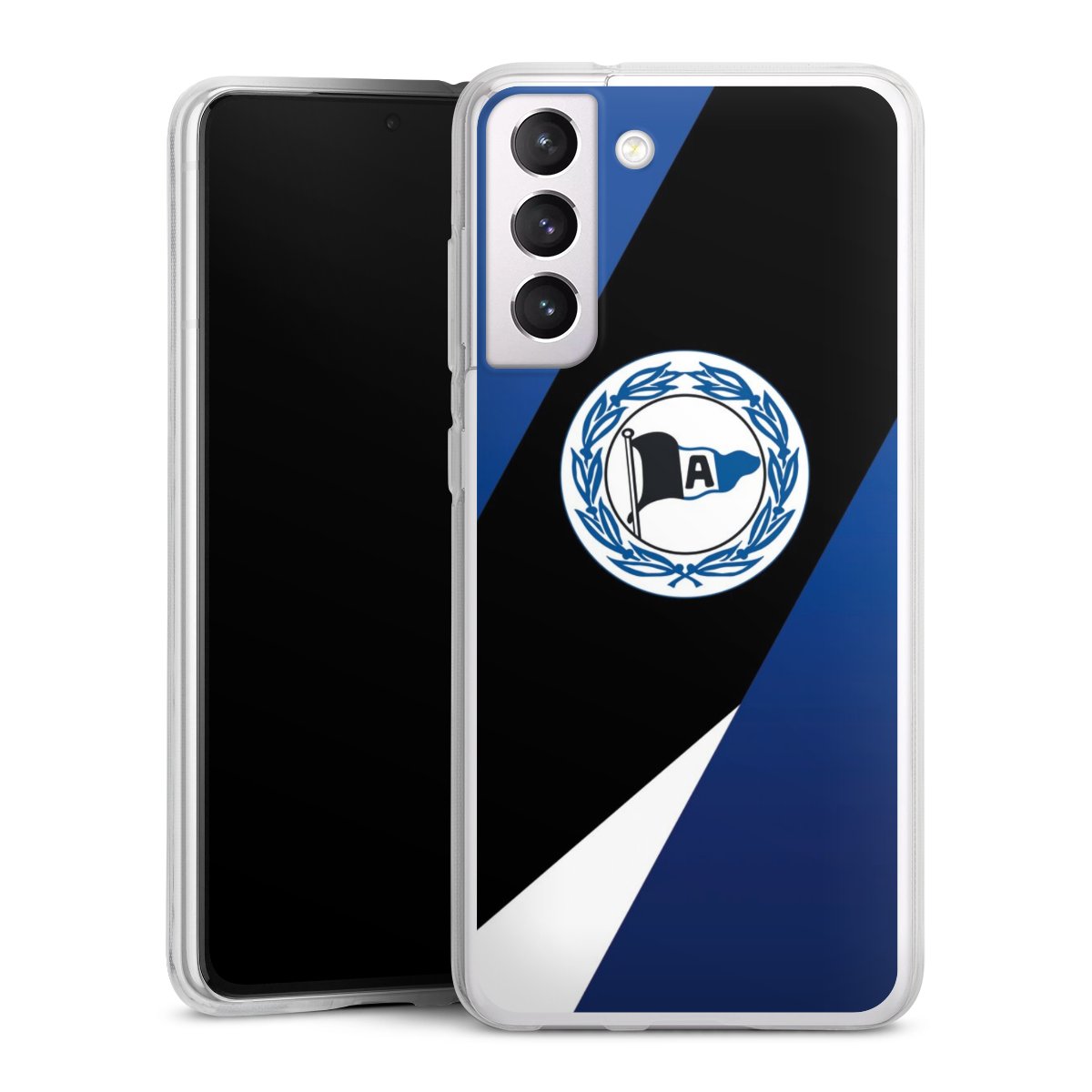 Galaxy S21 FE 5G Handy Silikon Hülle Case transparent Handyhülle Official Licensed Product Arminia Bielefeld Dsc Silikon Case