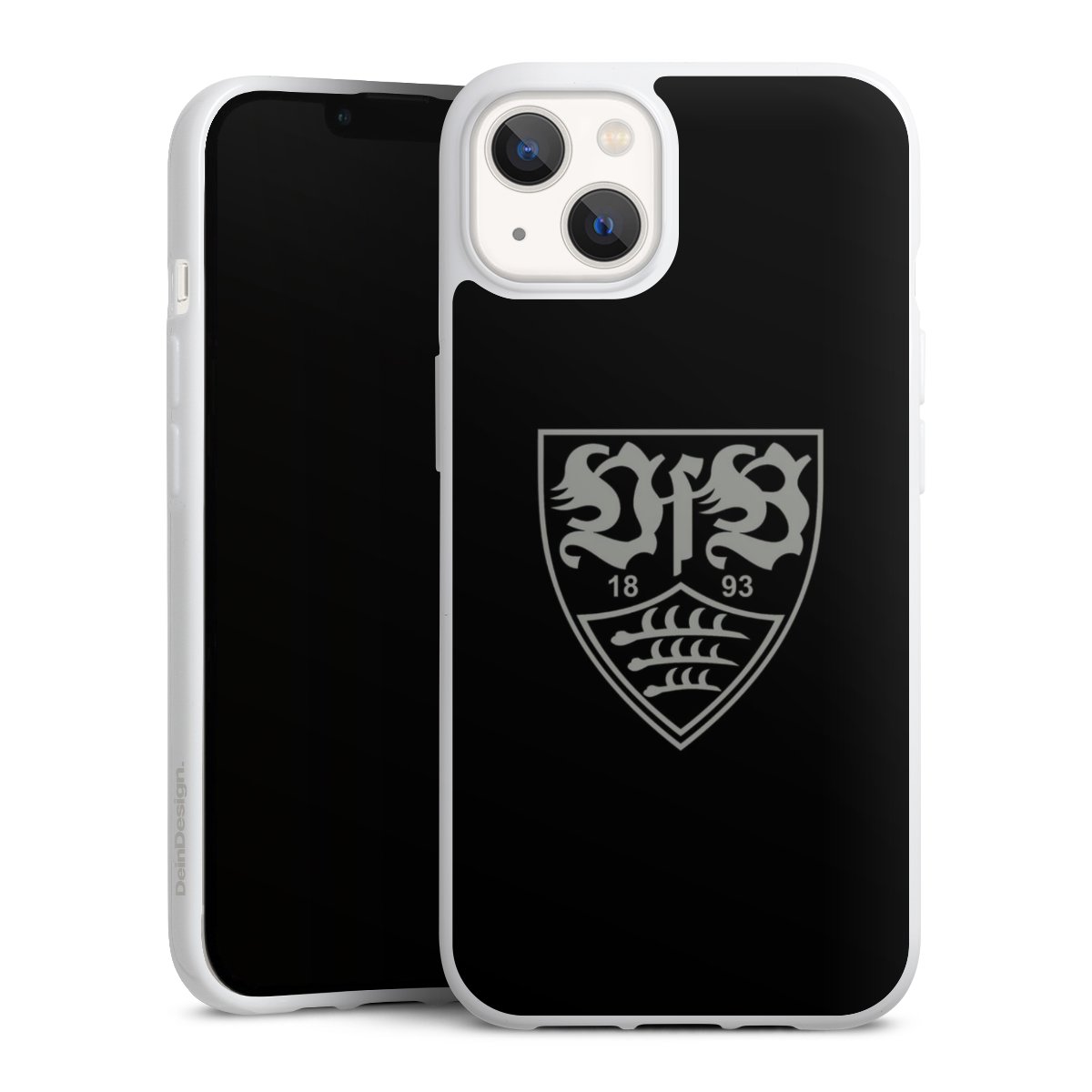 iPhone 13 Handy Silikon Hülle Case weiß Handyhülle Official Licensed Product Vfb Stuttgart Silikon Case