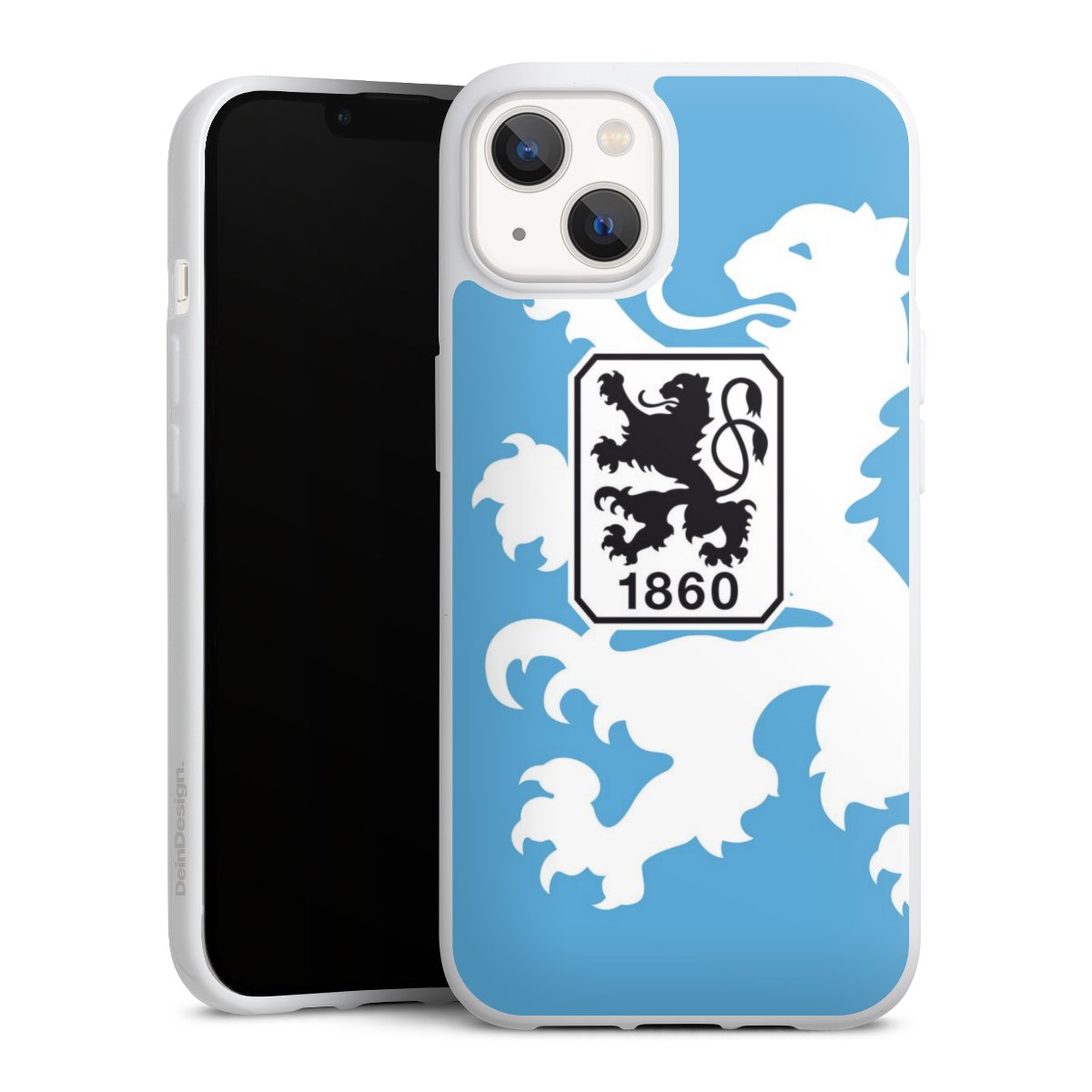 iPhone 13 Handy Silikon Hülle Case weiß Handyhülle Coat Of Arms Official Licensed Product Silikon Case