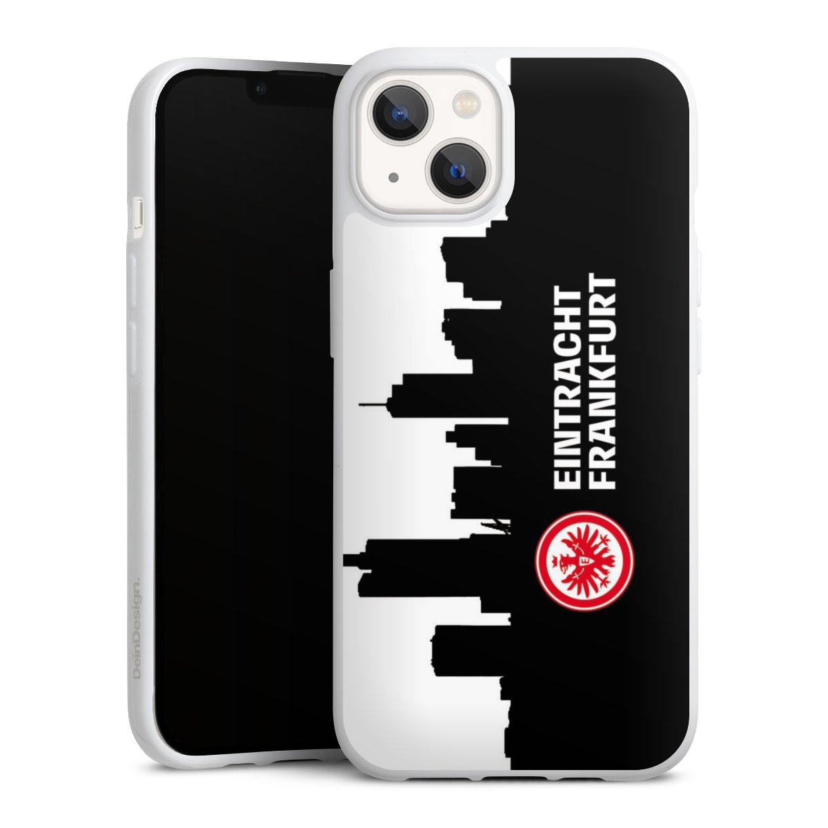 iPhone 13 Handy Silikon Hülle Case weiß Handyhülle Sge Eintracht Frankfurt Official Licensed Product Silikon Case