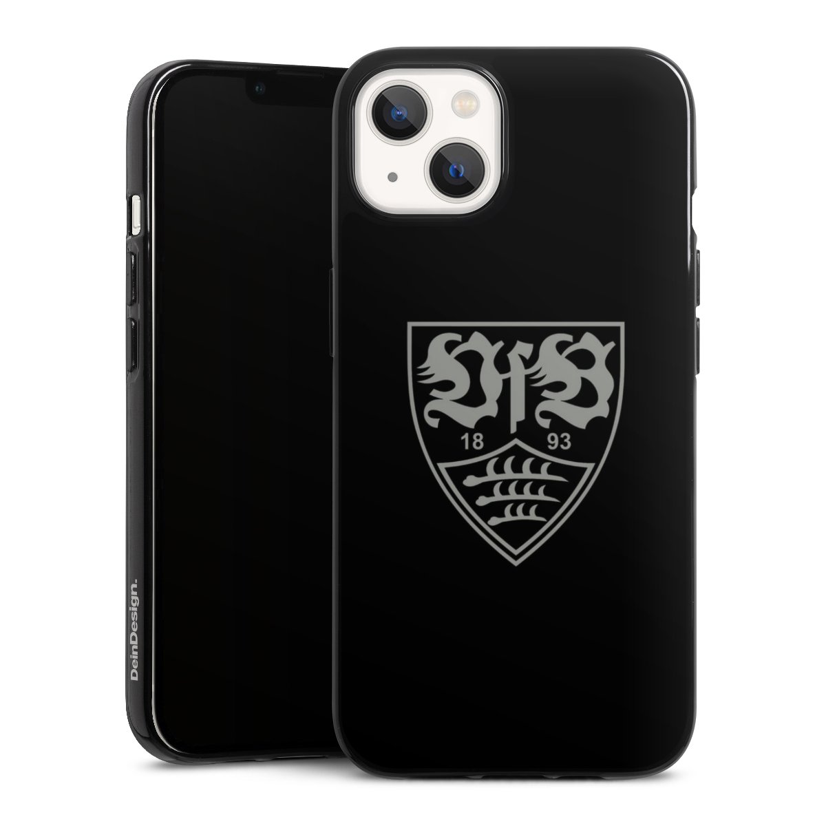 iPhone 13 Handy Silikon Hülle Case schwarz Handyhülle Official Licensed Product Vfb Stuttgart