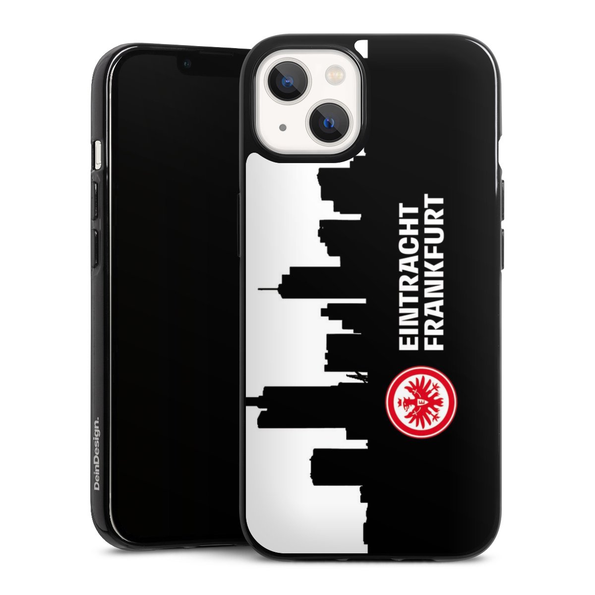 iPhone 13 Handy Silikon Hülle Case schwarz Handyhülle Sge Eintracht Frankfurt Official Licensed Product