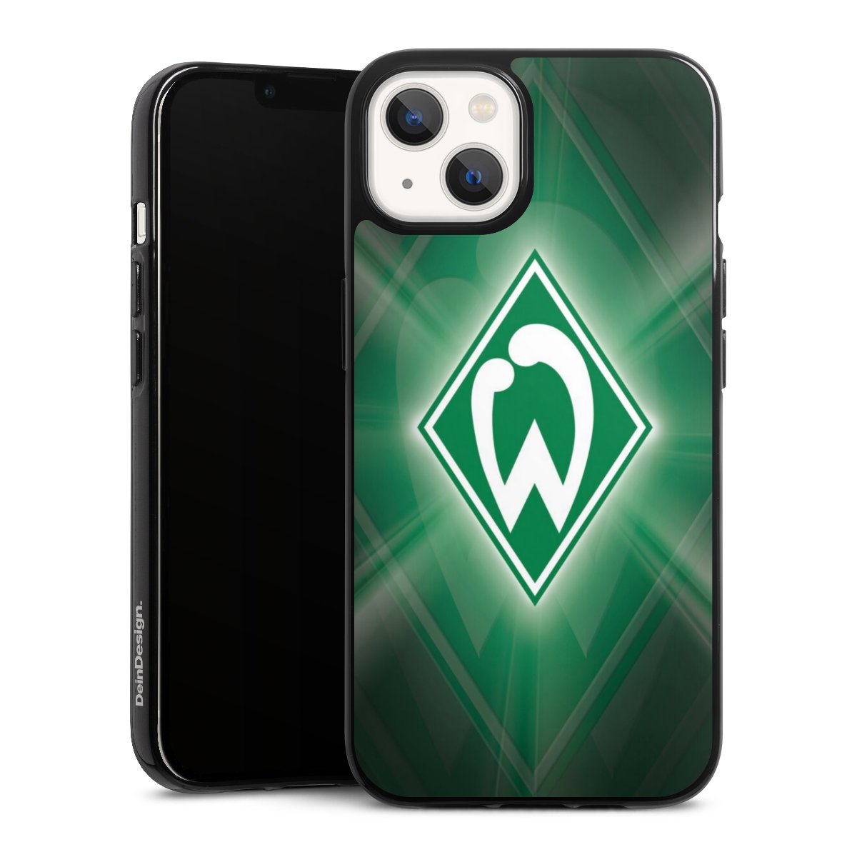 iPhone 13 Handy Silikon Hülle Case schwarz Handyhülle Sv Werder Bremen Official Licensed Product Coat Of Arms