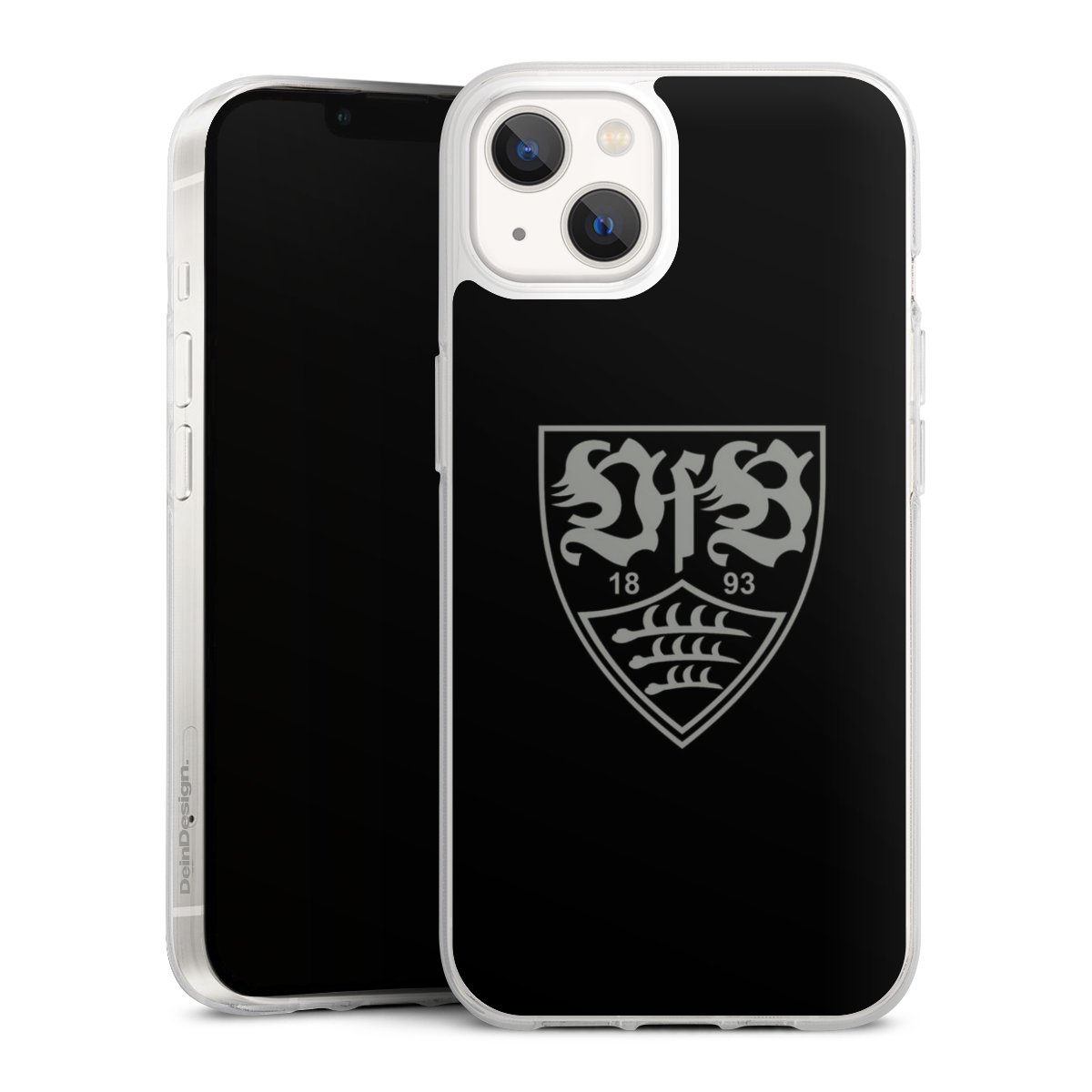 iPhone 13 Handy Silikon Hülle Case transparent Handyhülle Official Licensed Product Vfb Stuttgart Silikon Case