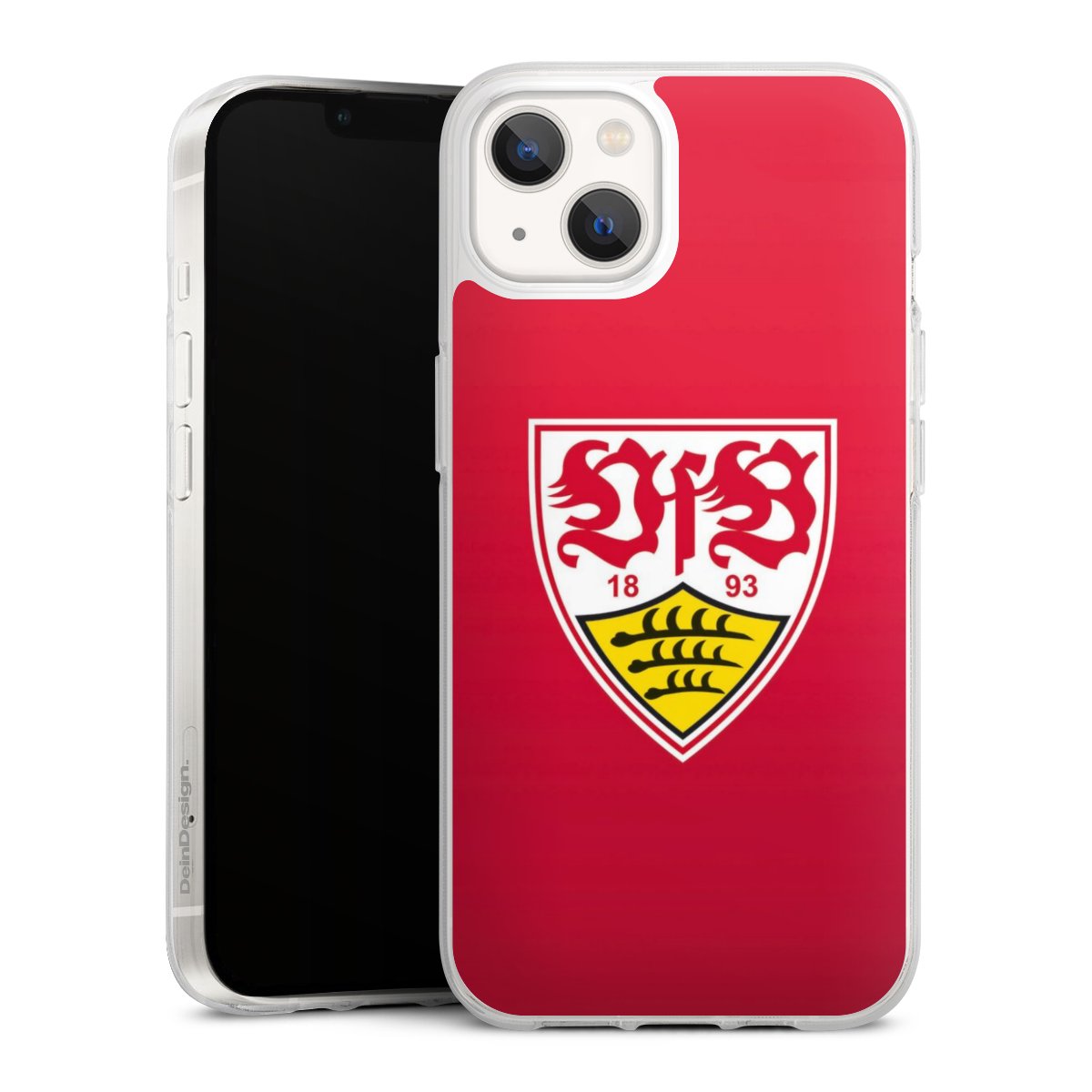 iPhone 13 Handy Silikon Hülle Case transparent Handyhülle Official Licensed Product Vfb Stuttgart Silikon Case