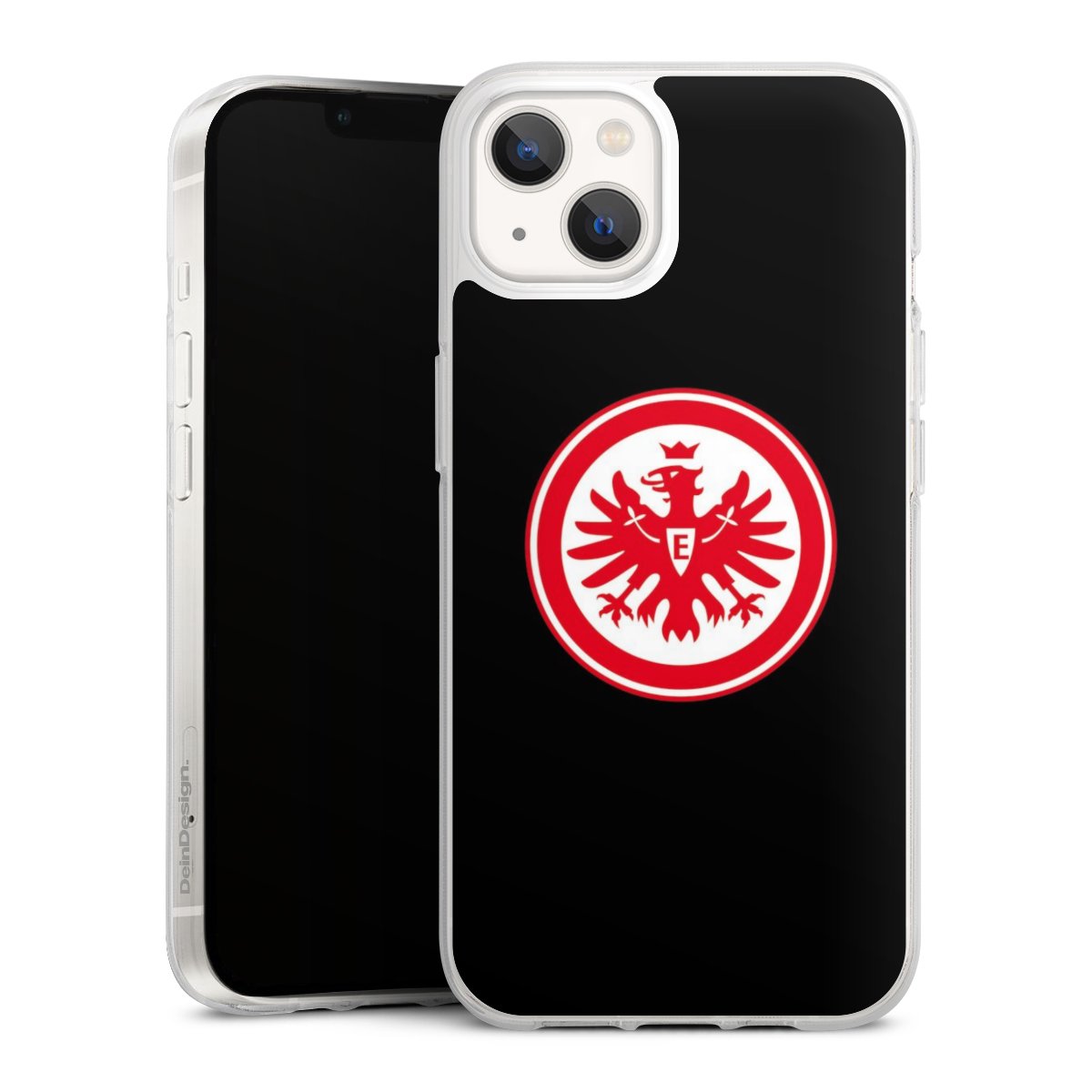 iPhone 13 Handy Silikon Hülle Case transparent Handyhülle Eintracht Frankfurt Sge Eagle Silikon Case