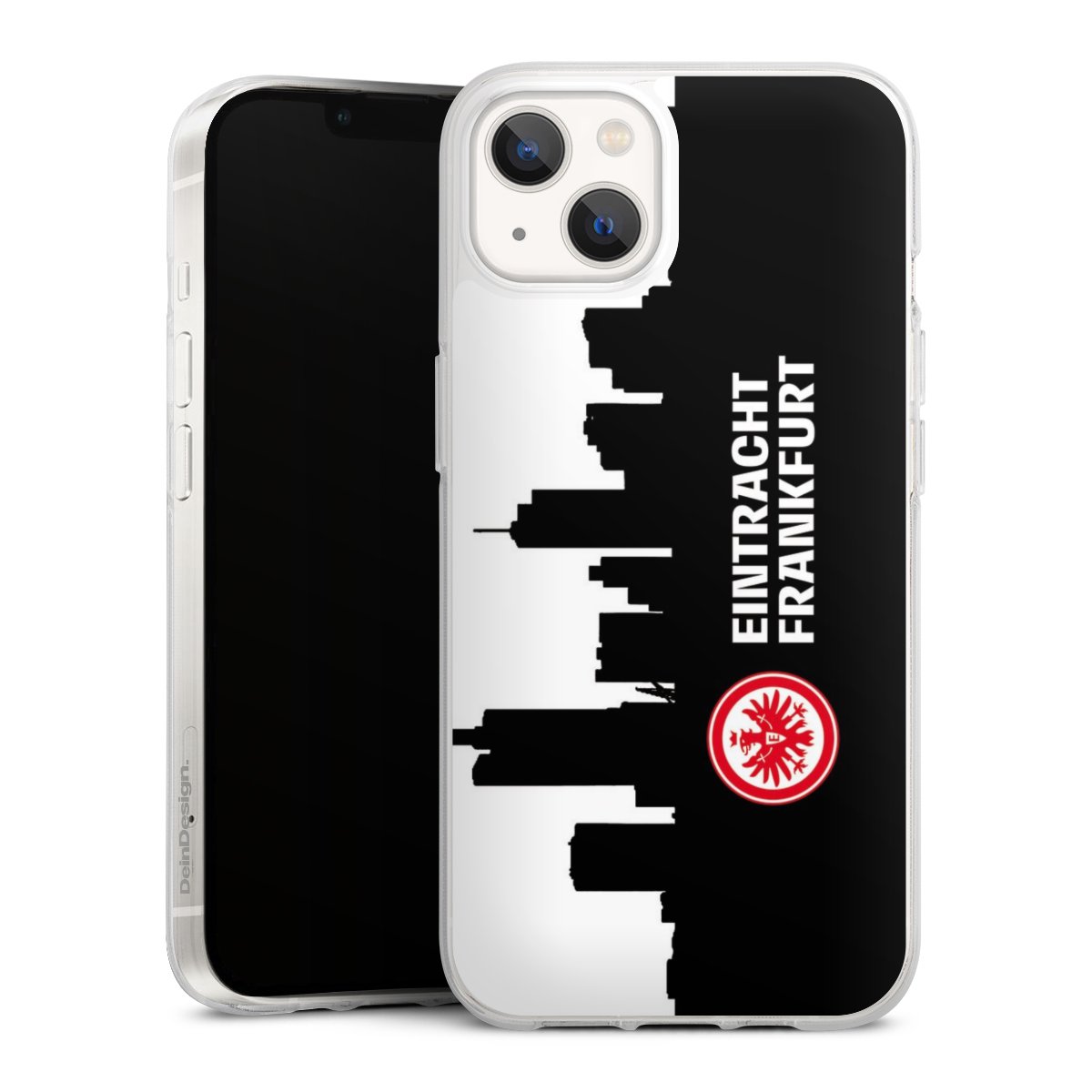 iPhone 13 Handy Silikon Hülle Case transparent Handyhülle Sge Eintracht Frankfurt Official Licensed Product Silikon Case