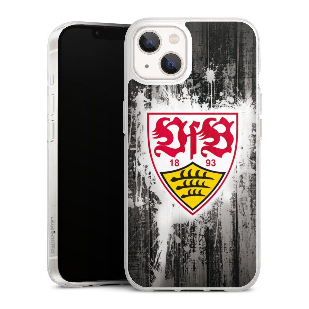 iPhone 13 Handy Silikon Hülle Case transparent Handyhülle Vfb Stuttgart Official Licensed Product Silikon Case