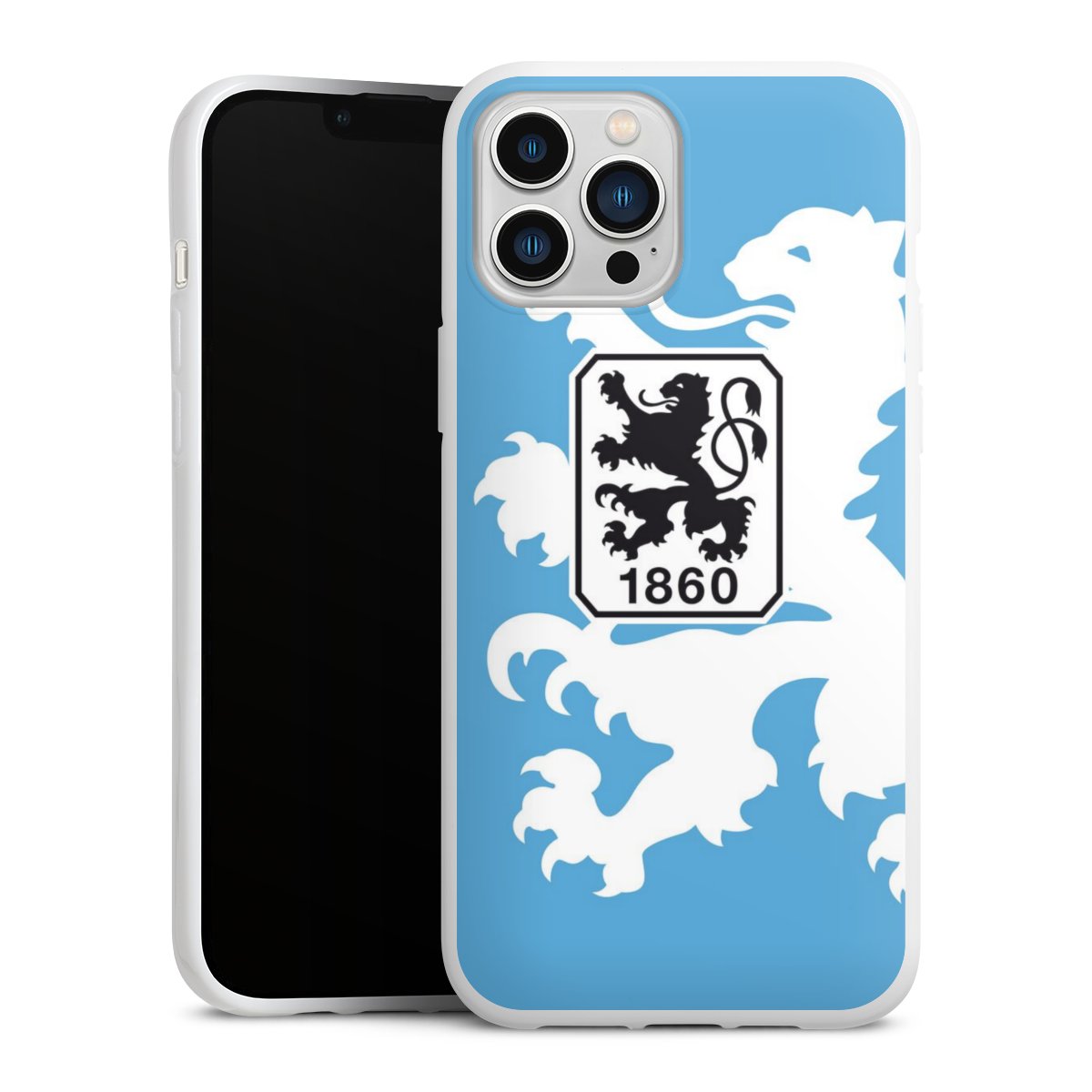 iPhone 13 Pro Max Handy Silikon Hülle Case weiß Handyhülle Coat Of Arms Official Licensed Product Silikon Case