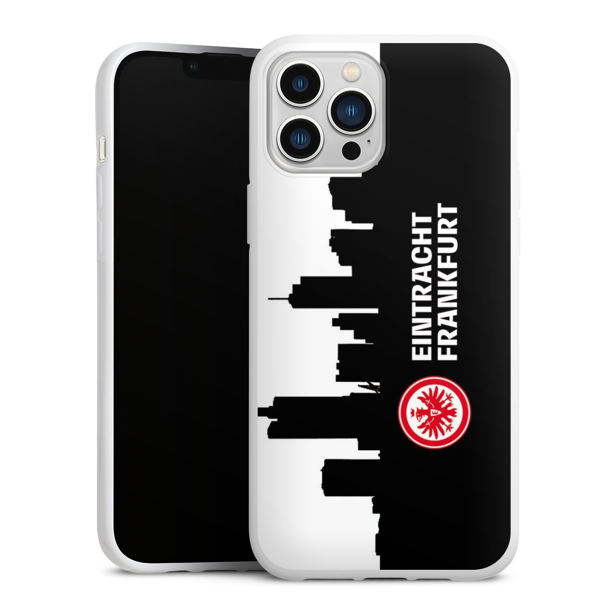 iPhone 13 Pro Max Handy Silikon Hülle Case weiß Handyhülle Sge Eintracht Frankfurt Official Licensed Product Silikon Case