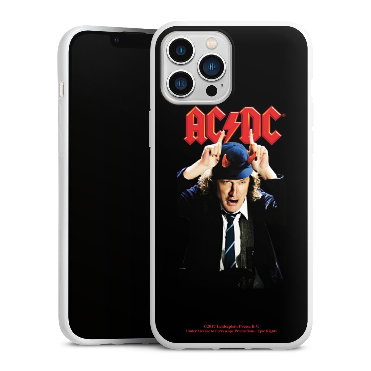 iPhone 13 Pro Max Handy Silikon Hülle Case weiß Handyhülle Merchandise Acdc Riverplate Silikon Case