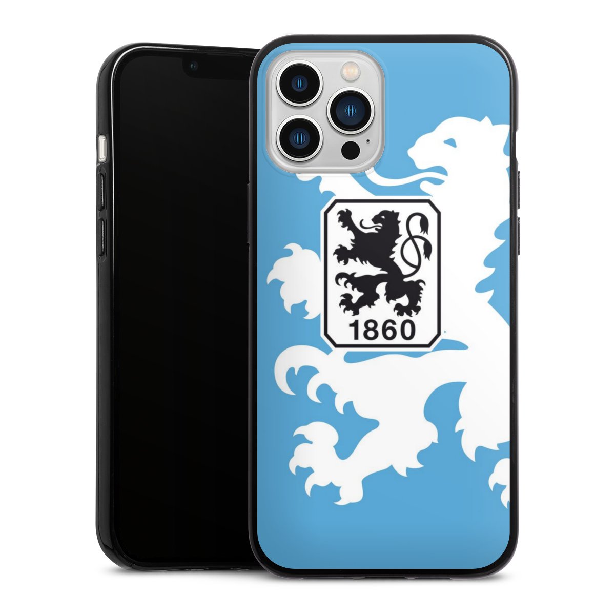 iPhone 13 Pro Max Handy Silikon Hülle Case schwarz Handyhülle Coat Of Arms Official Licensed Product