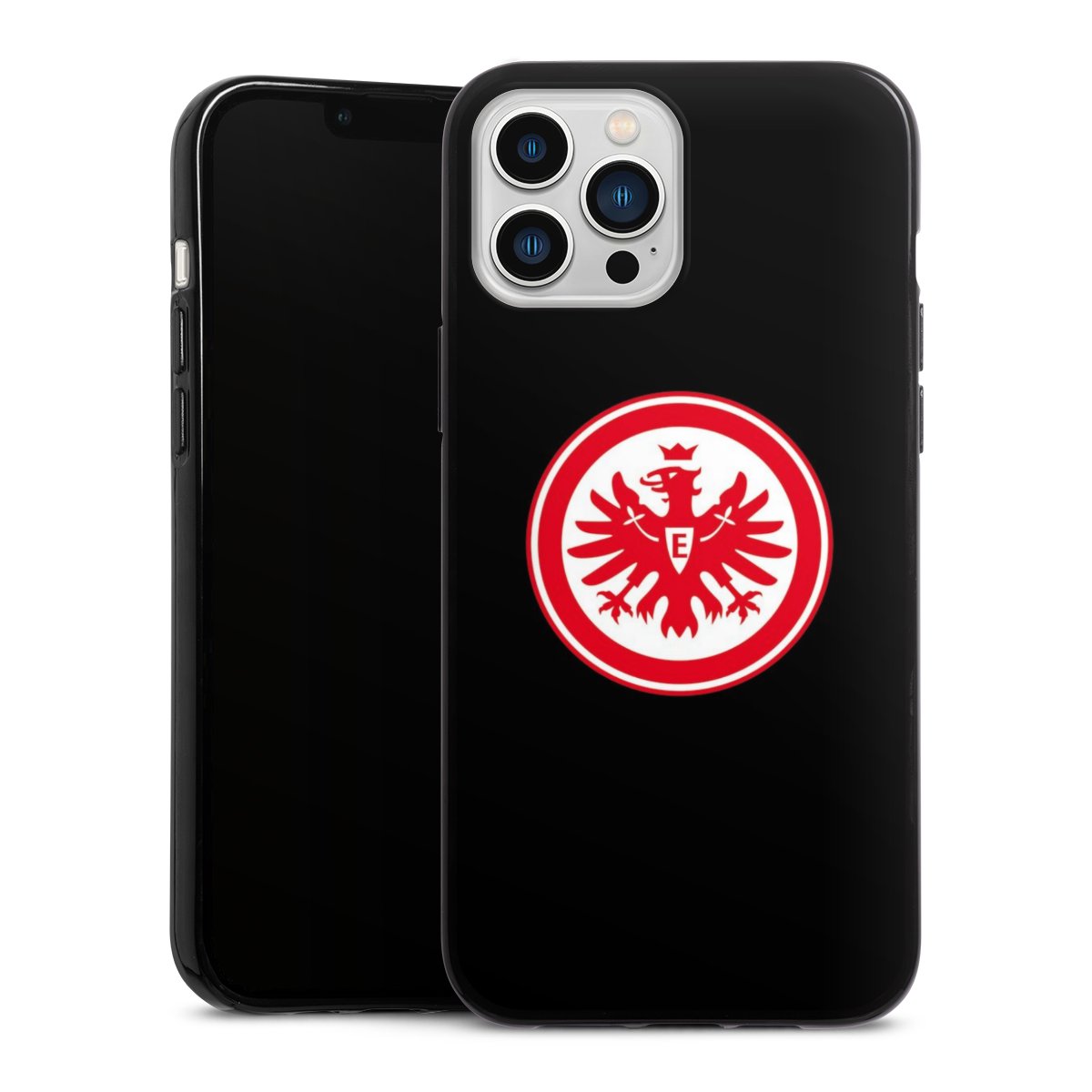 iPhone 13 Pro Max Handy Silikon Hülle Case schwarz Handyhülle Eintracht Frankfurt Sge Eagle