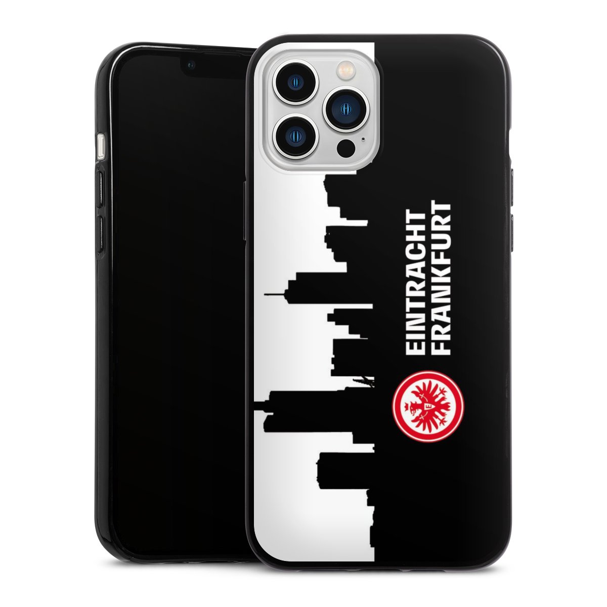 iPhone 13 Pro Max Handy Silikon Hülle Case schwarz Handyhülle Sge Eintracht Frankfurt Official Licensed Product