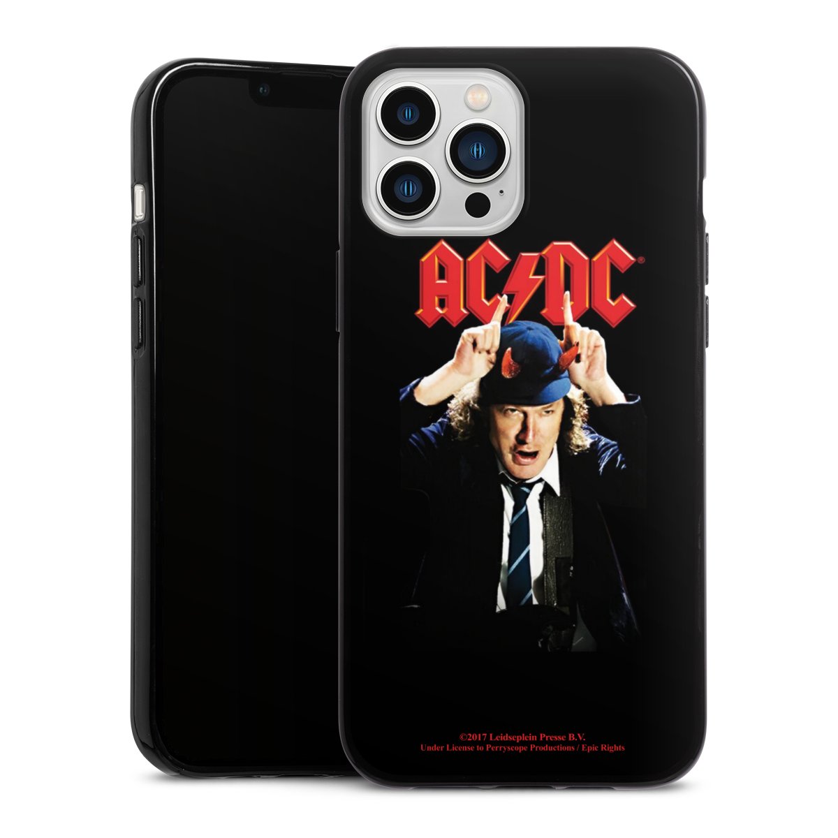 iPhone 13 Pro Max Handy Silikon Hülle Case schwarz Handyhülle Merchandise Acdc Riverplate