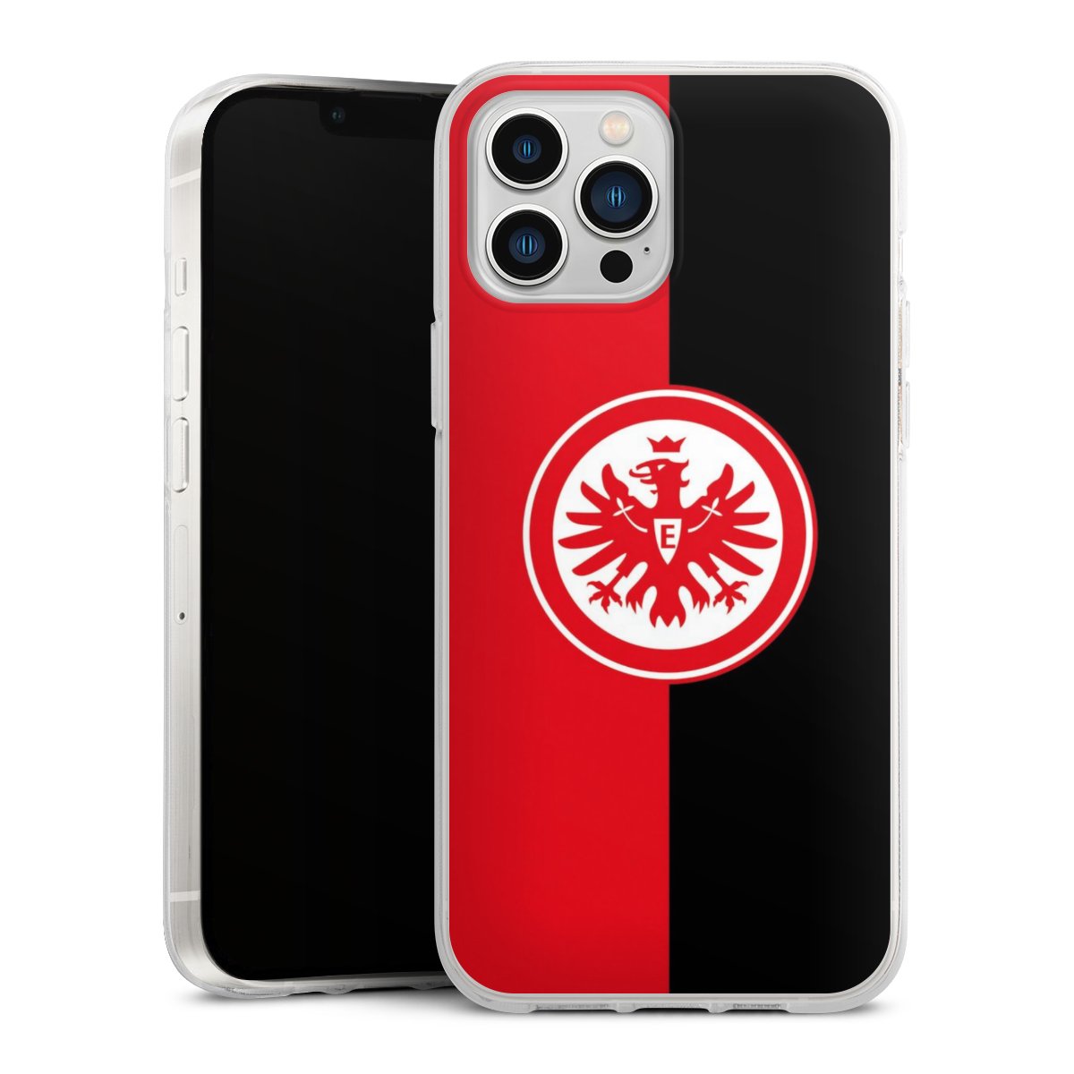 iPhone 13 Pro Max Handy Silikon Hülle Case transparent Handyhülle Official Licensed Product Eintracht Frankfurt Sge Silikon Case