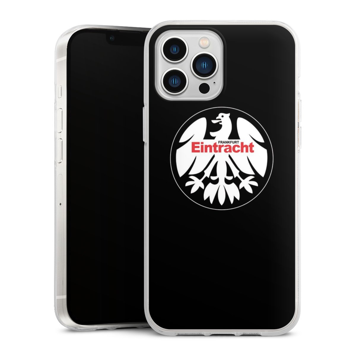 iPhone 13 Pro Max Handy Silikon Hülle Case transparent Handyhülle Official Licensed Product Eintracht Frankfurt Sge Silikon Case