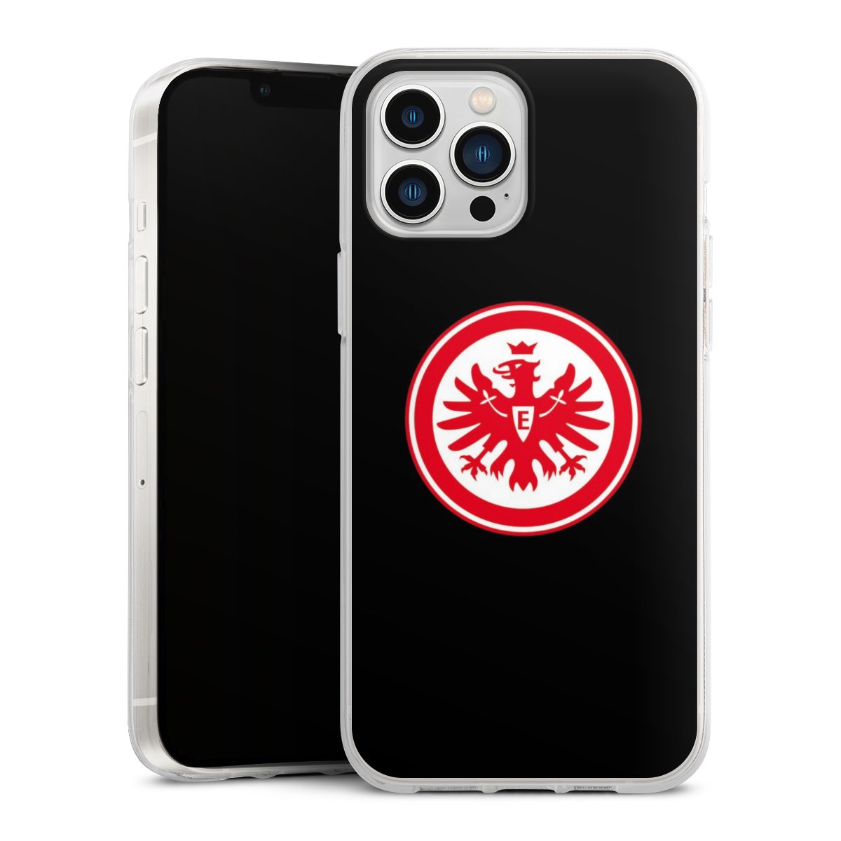 iPhone 13 Pro Max Handy Silikon Hülle Case transparent Handyhülle Eintracht Frankfurt Sge Eagle Silikon Case