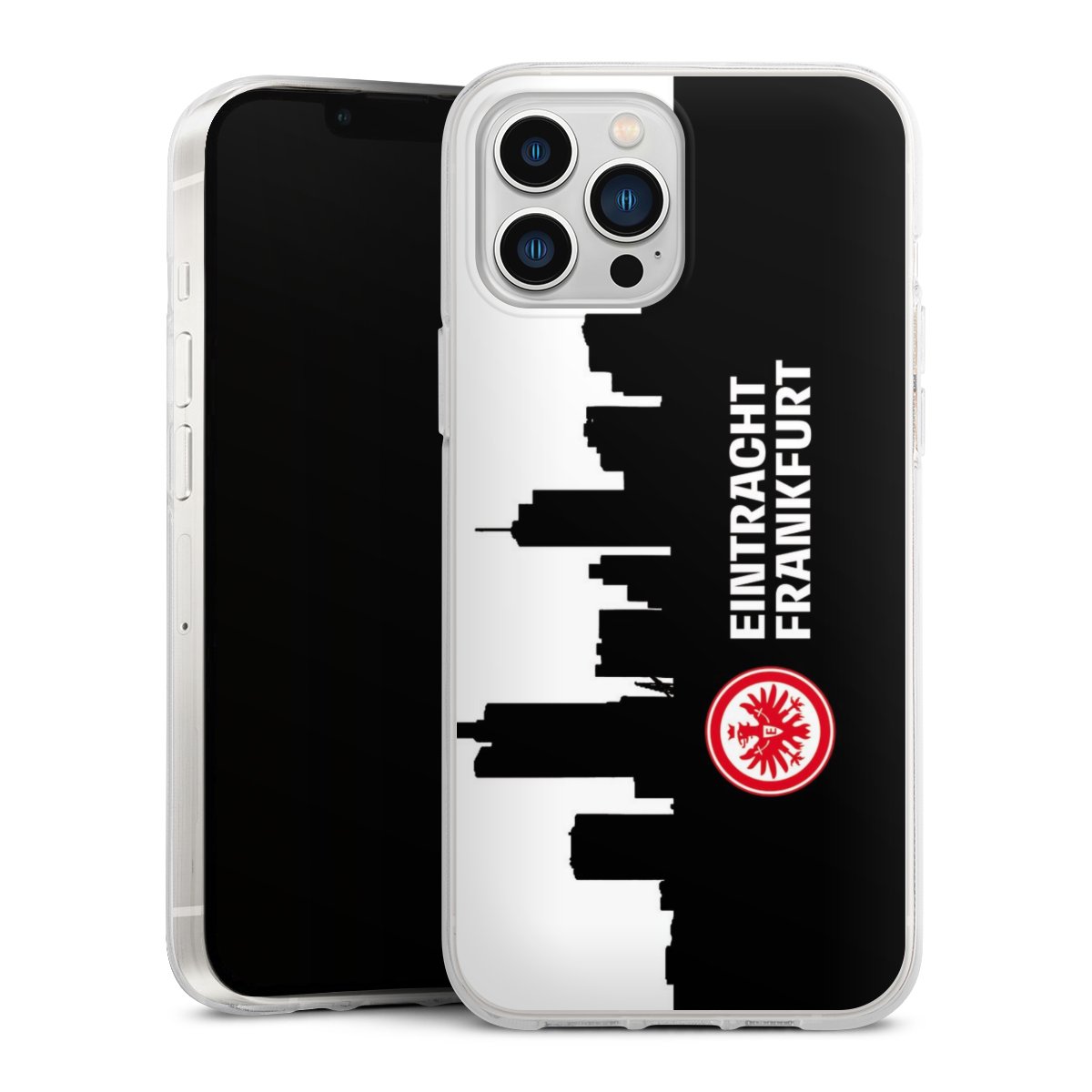 iPhone 13 Pro Max Handy Silikon Hülle Case transparent Handyhülle Sge Eintracht Frankfurt Official Licensed Product Silikon Case