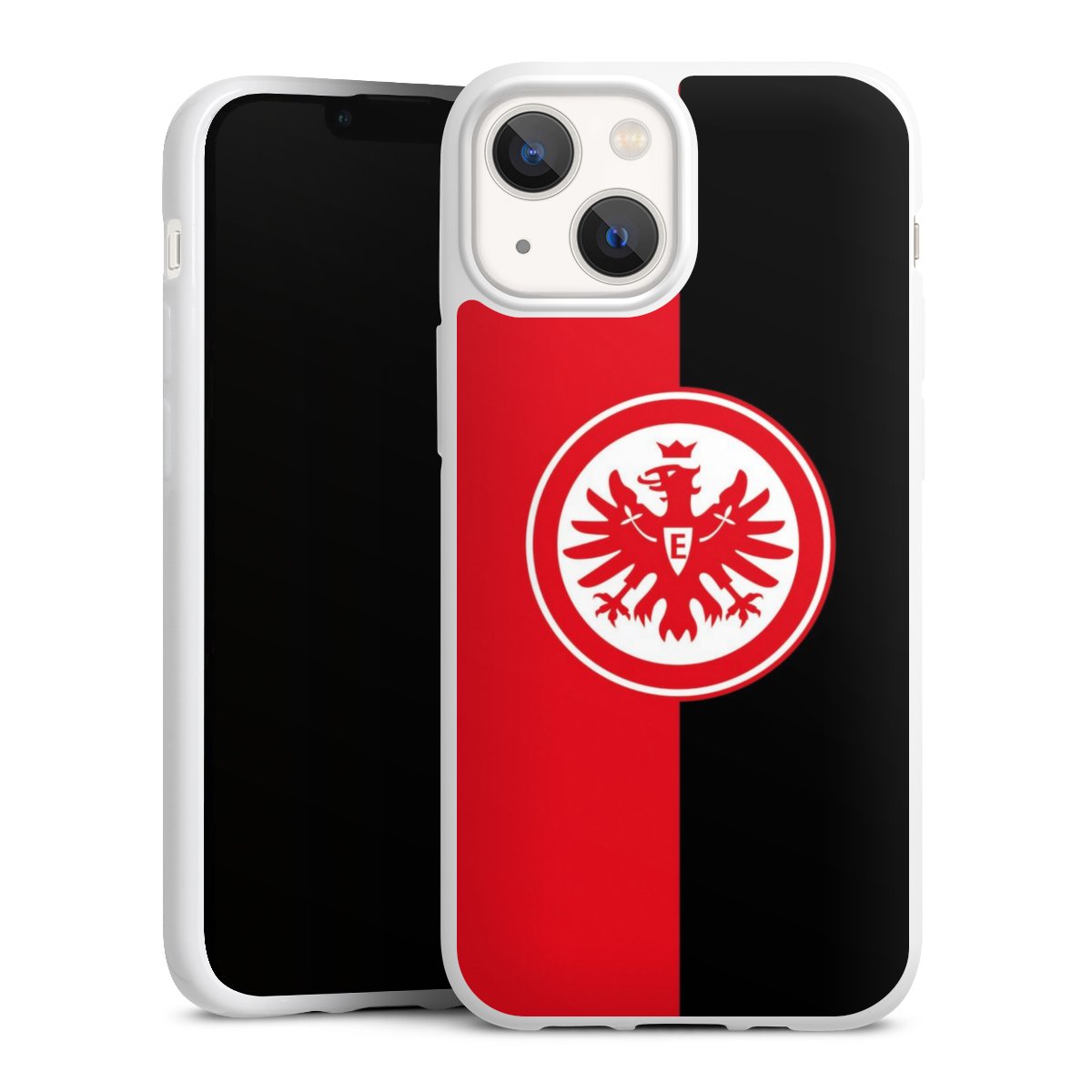 iPhone 13 Mini Handy Silikon Hülle Case weiß Handyhülle Official Licensed Product Eintracht Frankfurt Sge Silikon Case