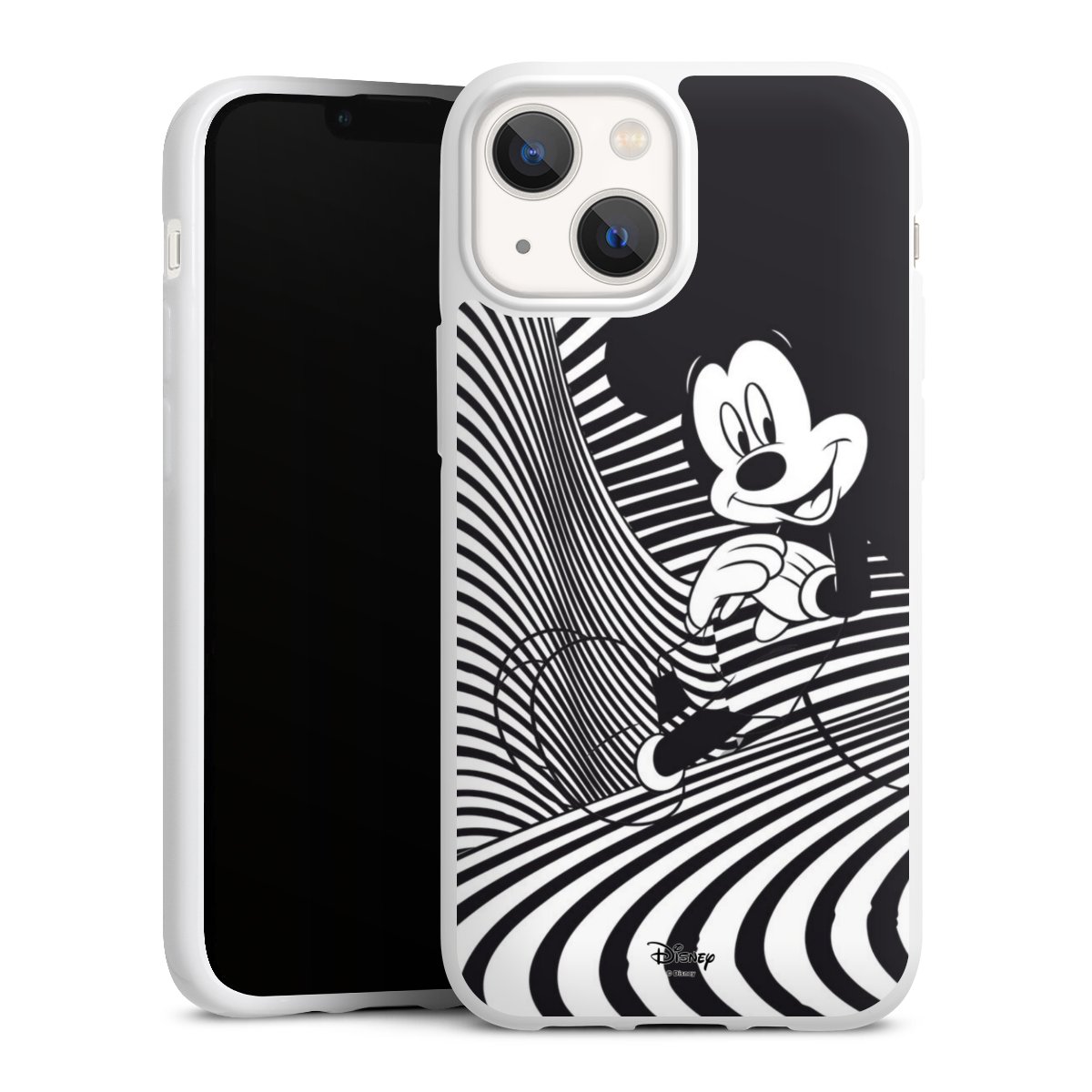 iPhone 13 Mini Handy Silikon Hülle Case weiß Handyhülle Disney Official Licensed Product Mickey Mouse Silikon Case