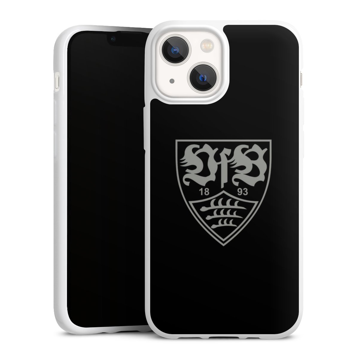 iPhone 13 Mini Handy Silikon Hülle Case weiß Handyhülle Official Licensed Product Vfb Stuttgart Silikon Case