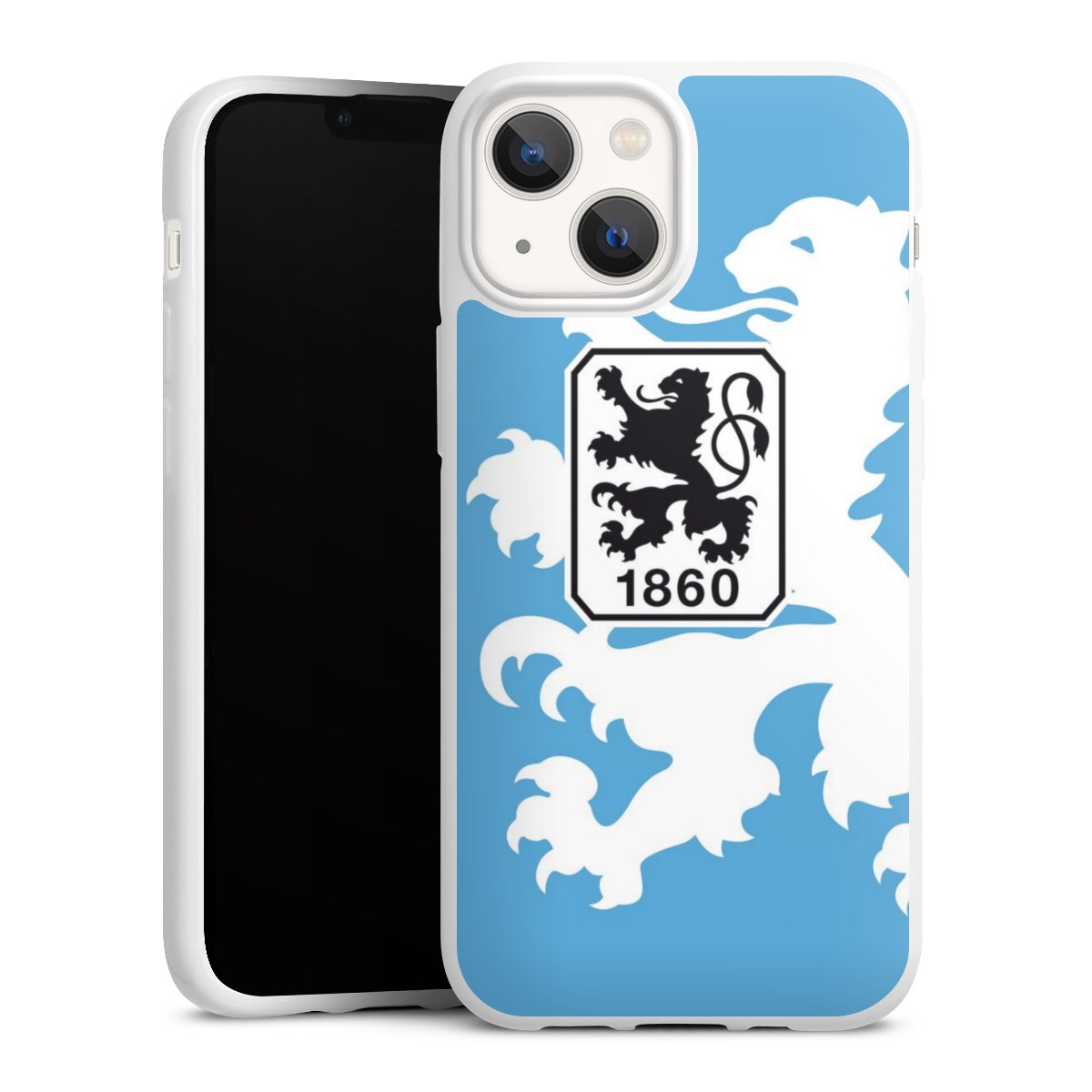 iPhone 13 Mini Handy Silikon Hülle Case weiß Handyhülle Coat Of Arms Official Licensed Product Silikon Case