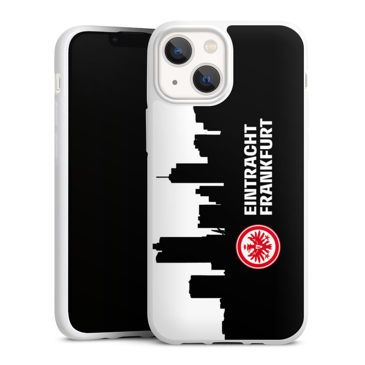 iPhone 13 Mini Handy Silikon Hülle Case weiß Handyhülle Sge Eintracht Frankfurt Official Licensed Product Silikon Case