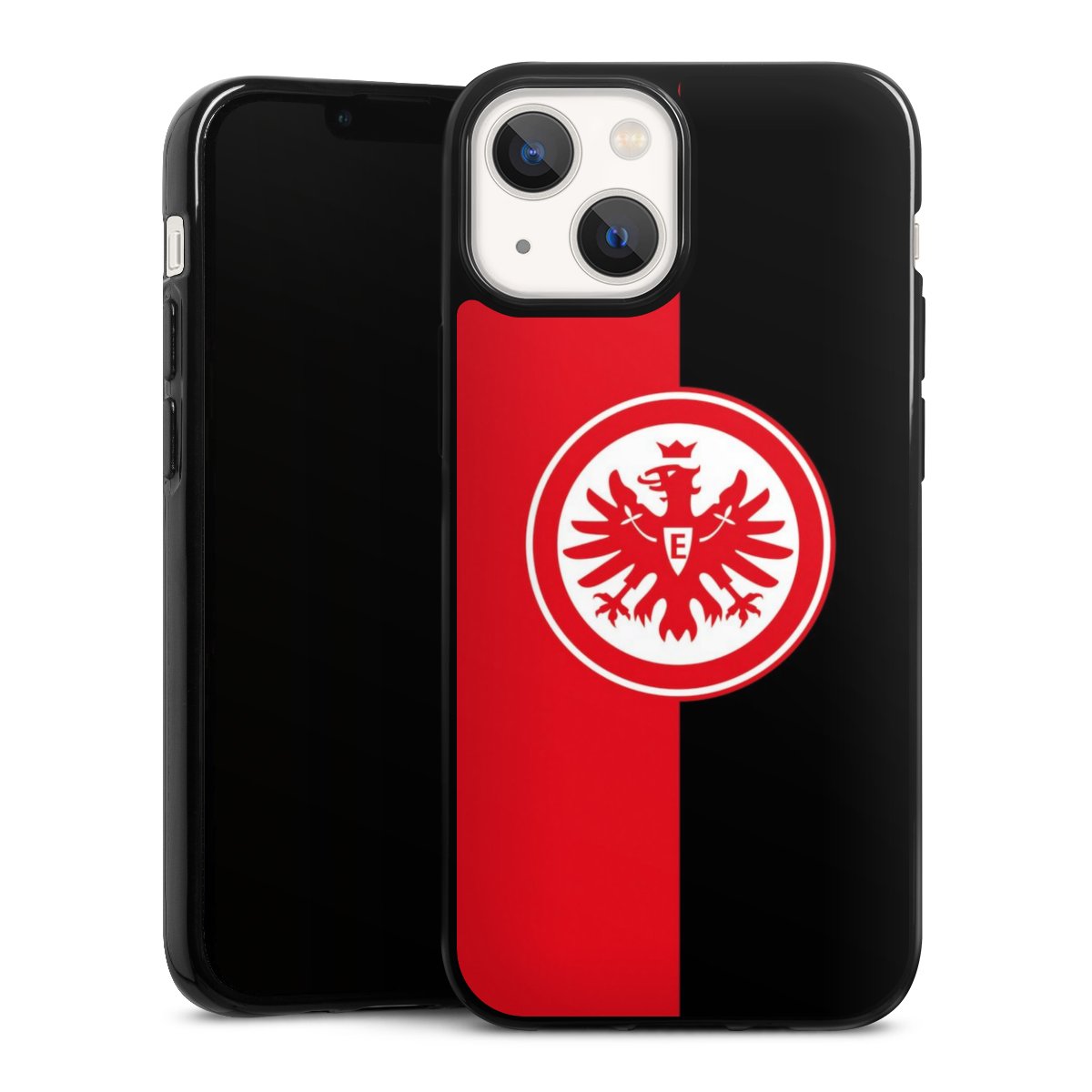 iPhone 13 Mini Handy Silikon Hülle Case schwarz Handyhülle Official Licensed Product Eintracht Frankfurt Sge