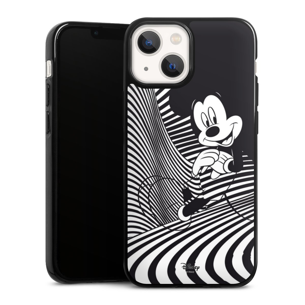 iPhone 13 Mini Handy Silikon Hülle Case schwarz Handyhülle Disney Official Licensed Product Mickey Mouse