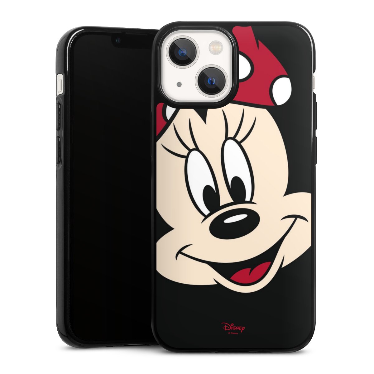 iPhone 13 Mini Handy Silikon Hülle Case schwarz Handyhülle Minnie Mouse Official Licensed Product Disney