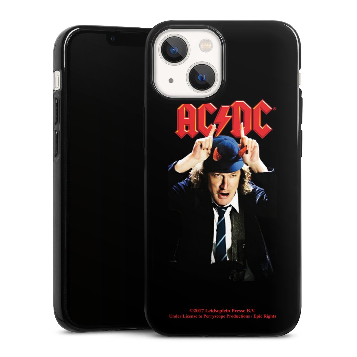 iPhone 13 Mini Handy Silikon Hülle Case schwarz Handyhülle Merchandise Acdc Riverplate