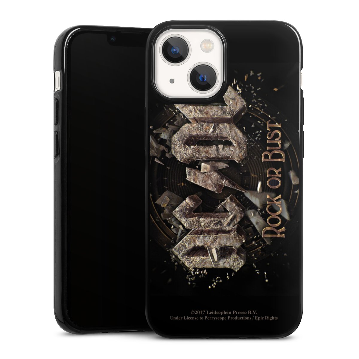 iPhone 13 Mini Handy Silikon Hülle Case schwarz Handyhülle Acdc Official Licensed Product Rock Or Bust