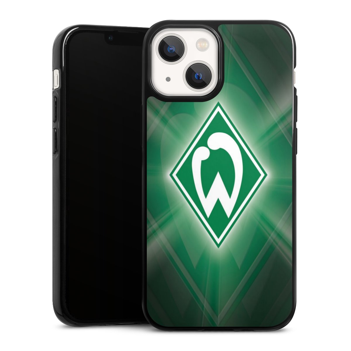 iPhone 13 Mini Handy Silikon Hülle Case schwarz Handyhülle Sv Werder Bremen Official Licensed Product Coat Of Arms