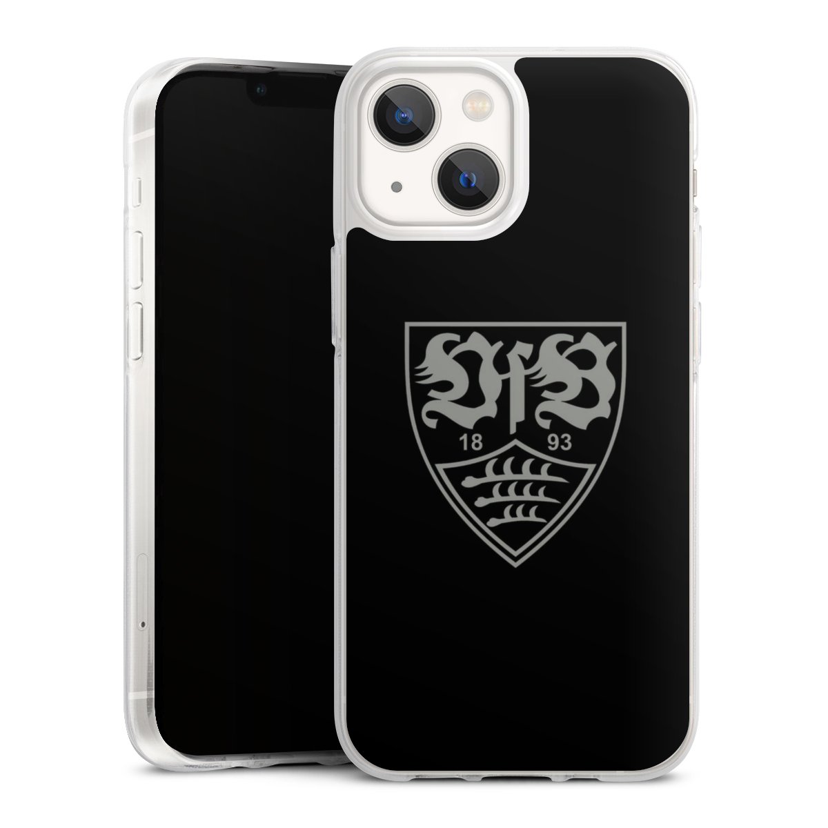 iPhone 13 Mini Handy Silikon Hülle Case transparent Handyhülle Official Licensed Product Vfb Stuttgart Silikon Case