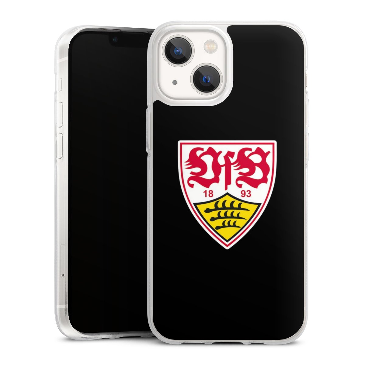 iPhone 13 Mini Handy Silikon Hülle Case transparent Handyhülle Vfb Stuttgart Official Licensed Product Coat Of Arms Silikon Case