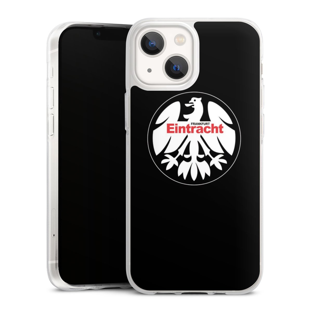 iPhone 13 Mini Handy Silikon Hülle Case transparent Handyhülle Official Licensed Product Eintracht Frankfurt Sge Silikon Case